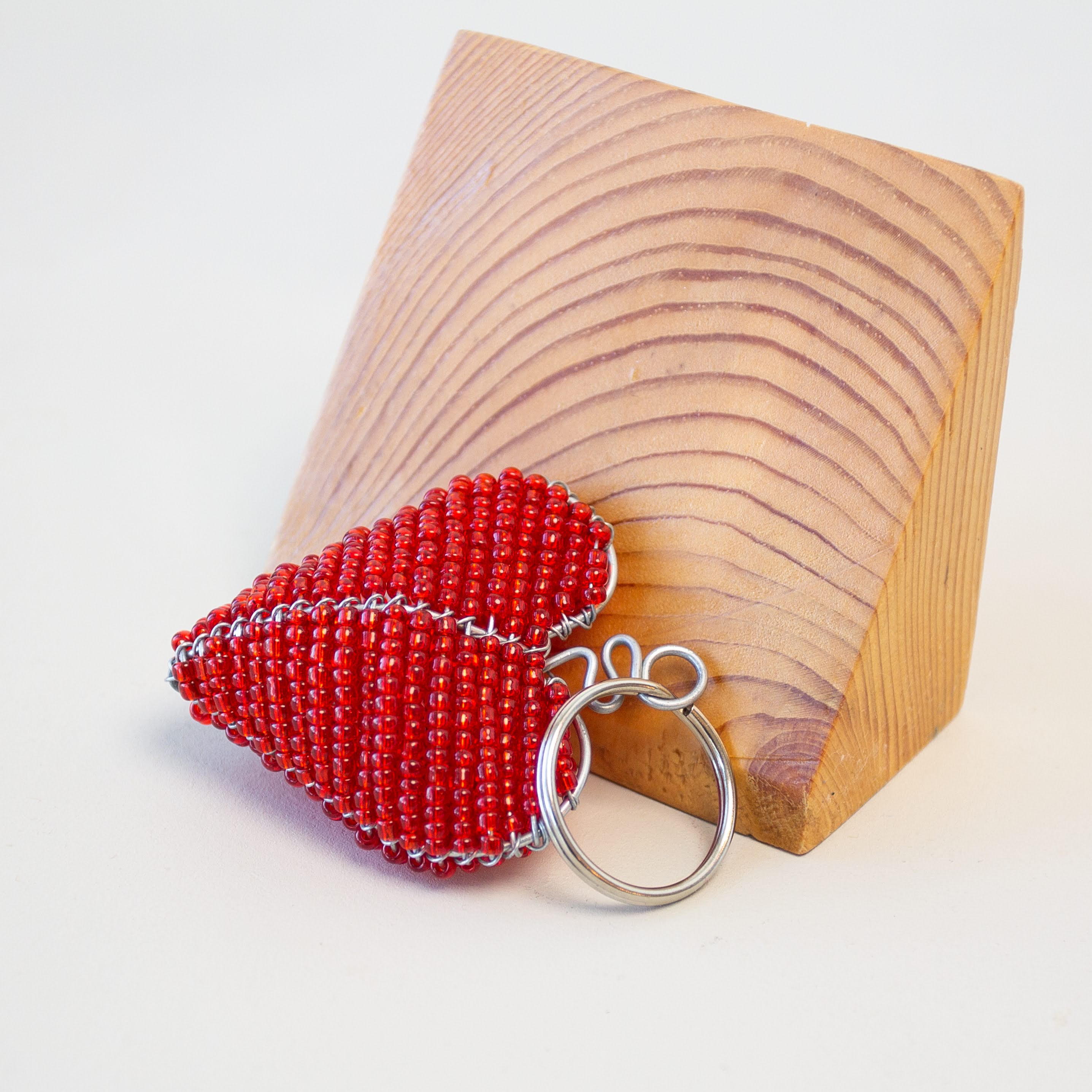 Beaded Keychains - Kenyan materials and design for a fair trade social enterprise