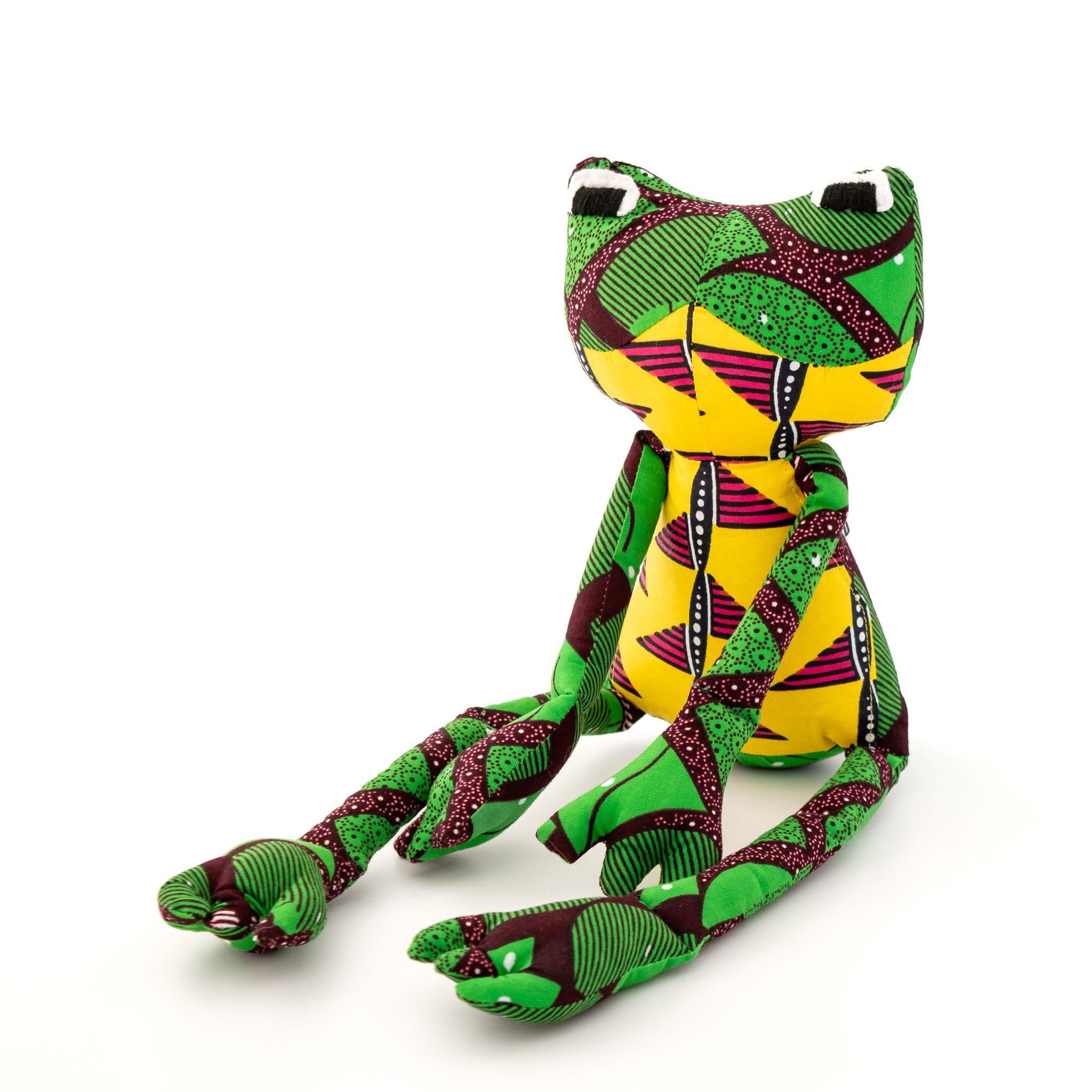 Frog Doll - Kenyan materials and design for a fair trade social enterprise