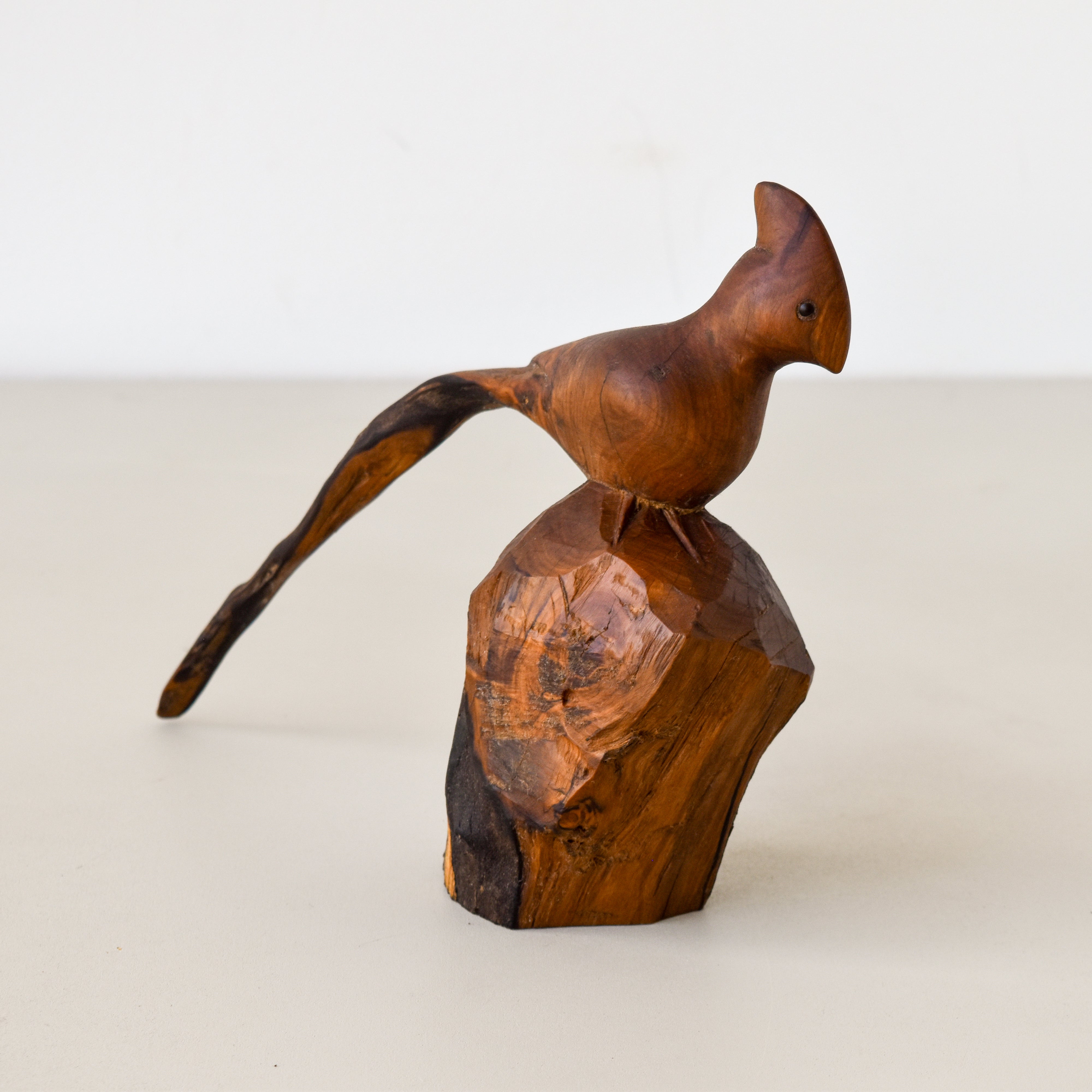 Mousebird Wood Sculpture