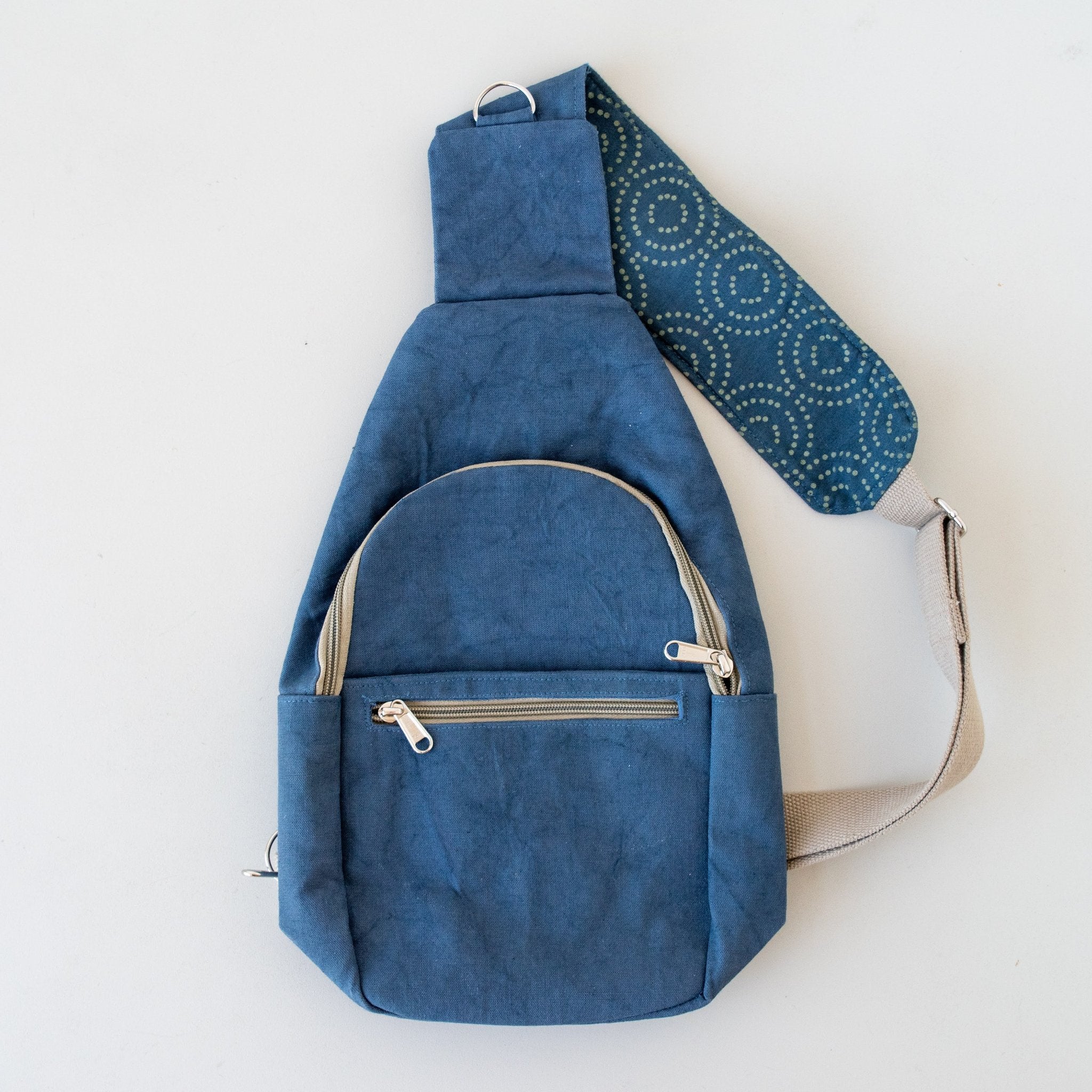 Sling Backpack-handmade by the women of Amani Kenya for a Fair Trade social enterprise
