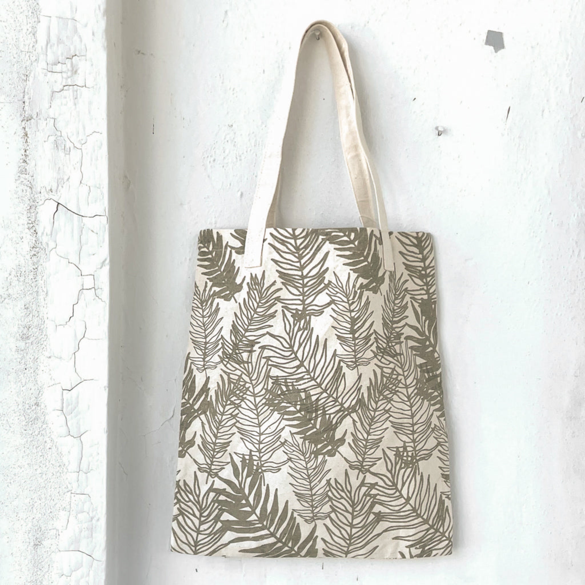 Book tote - handmade with all canvas material by the Amani women of Kenya for a Fair-Trade social enterprise