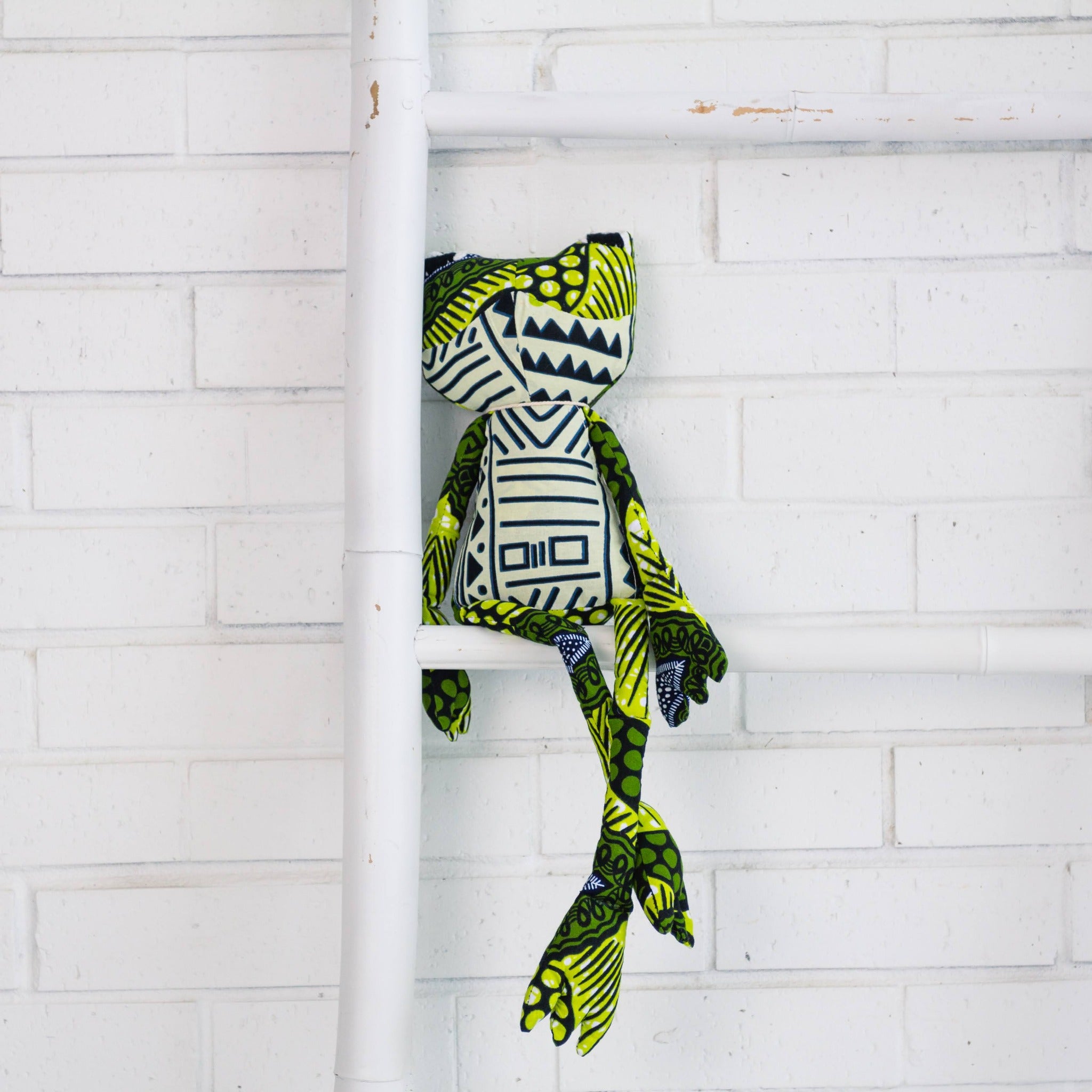 Frog Doll - Kenyan materials and design for a fair trade social enterprise