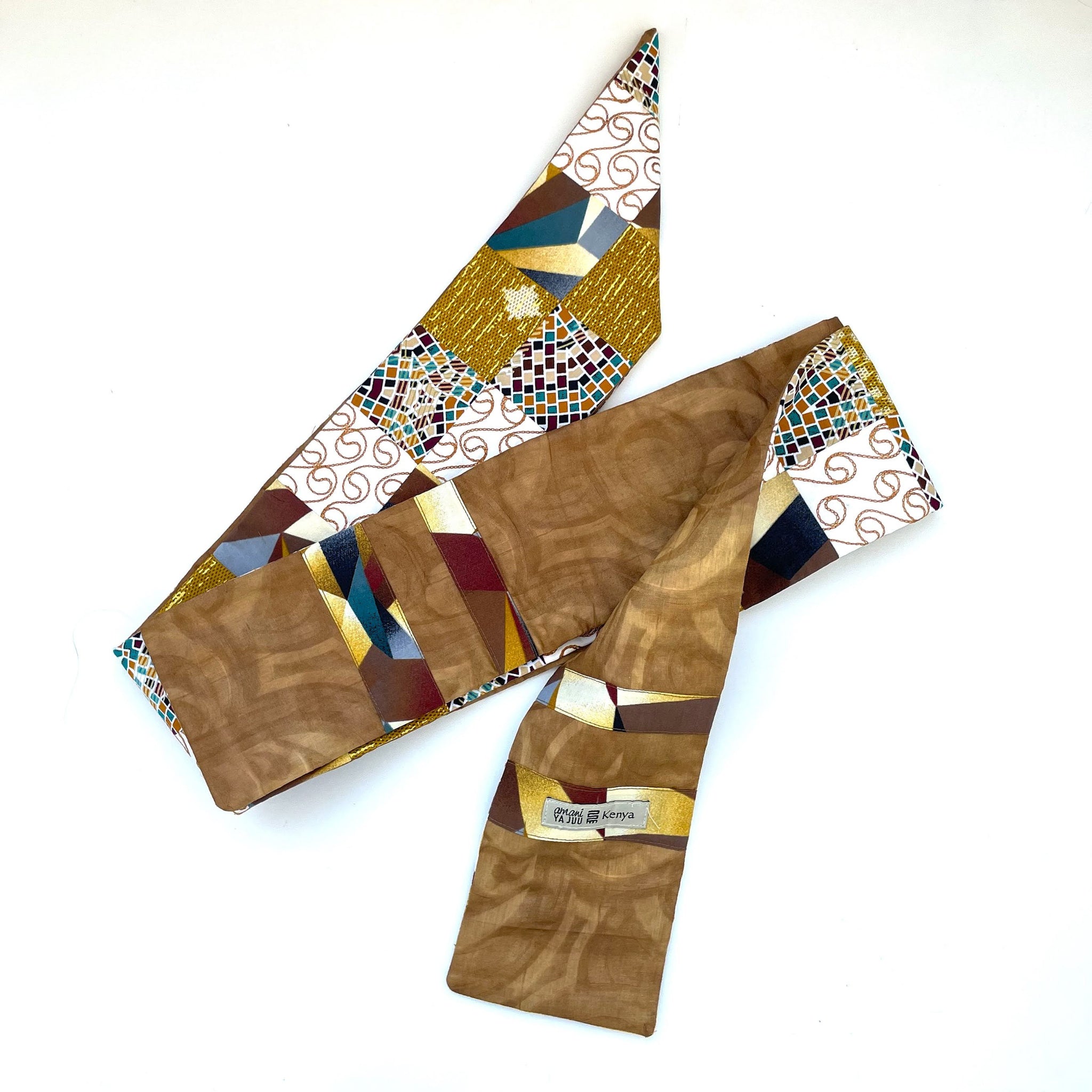 Kitenge Patch Pastor Stole - Kenyan materials and design for a fair trade social enterprise