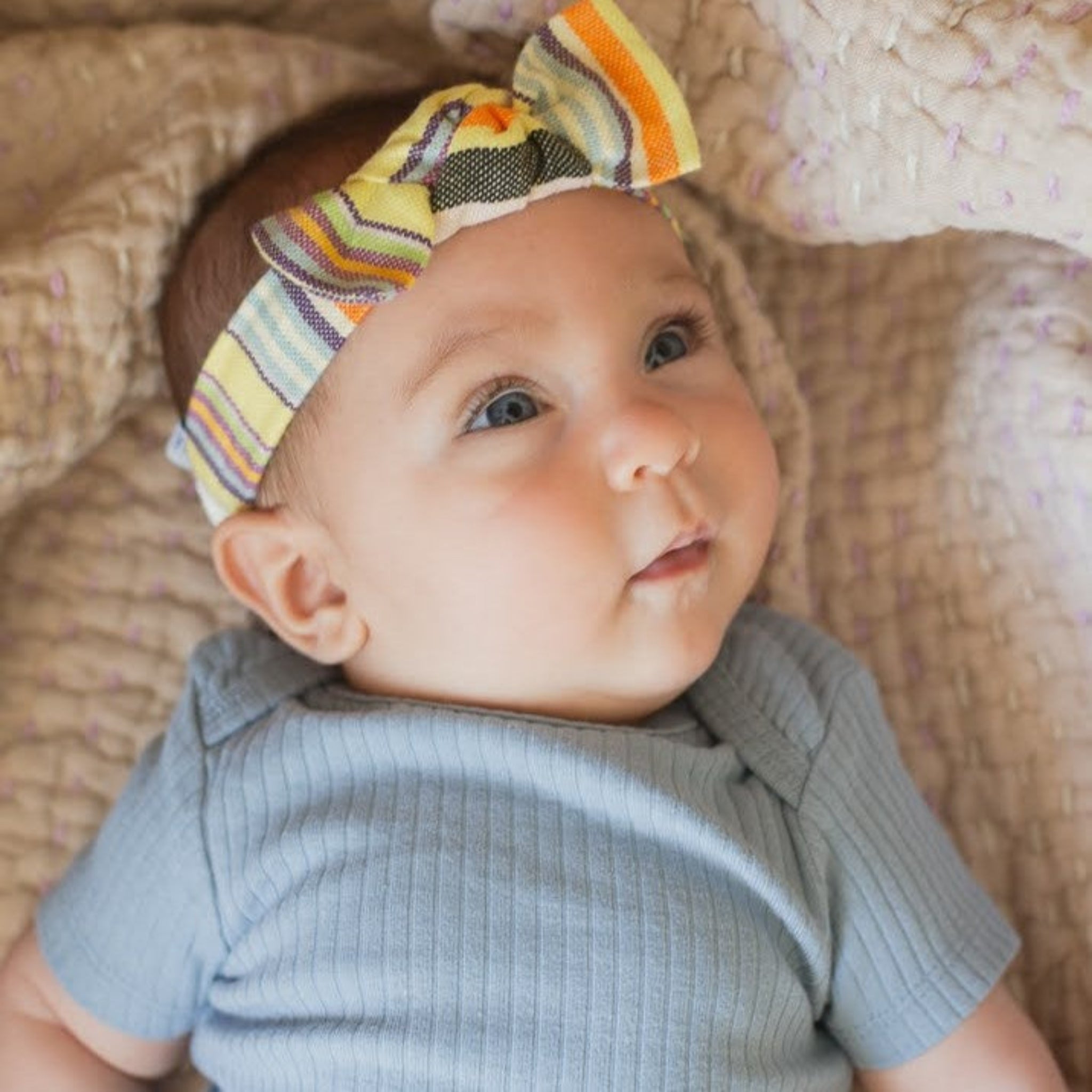 Watoto Kikoy Baby Headband-Handmade by the women of Amani Kenya for a fair trade social enterprise