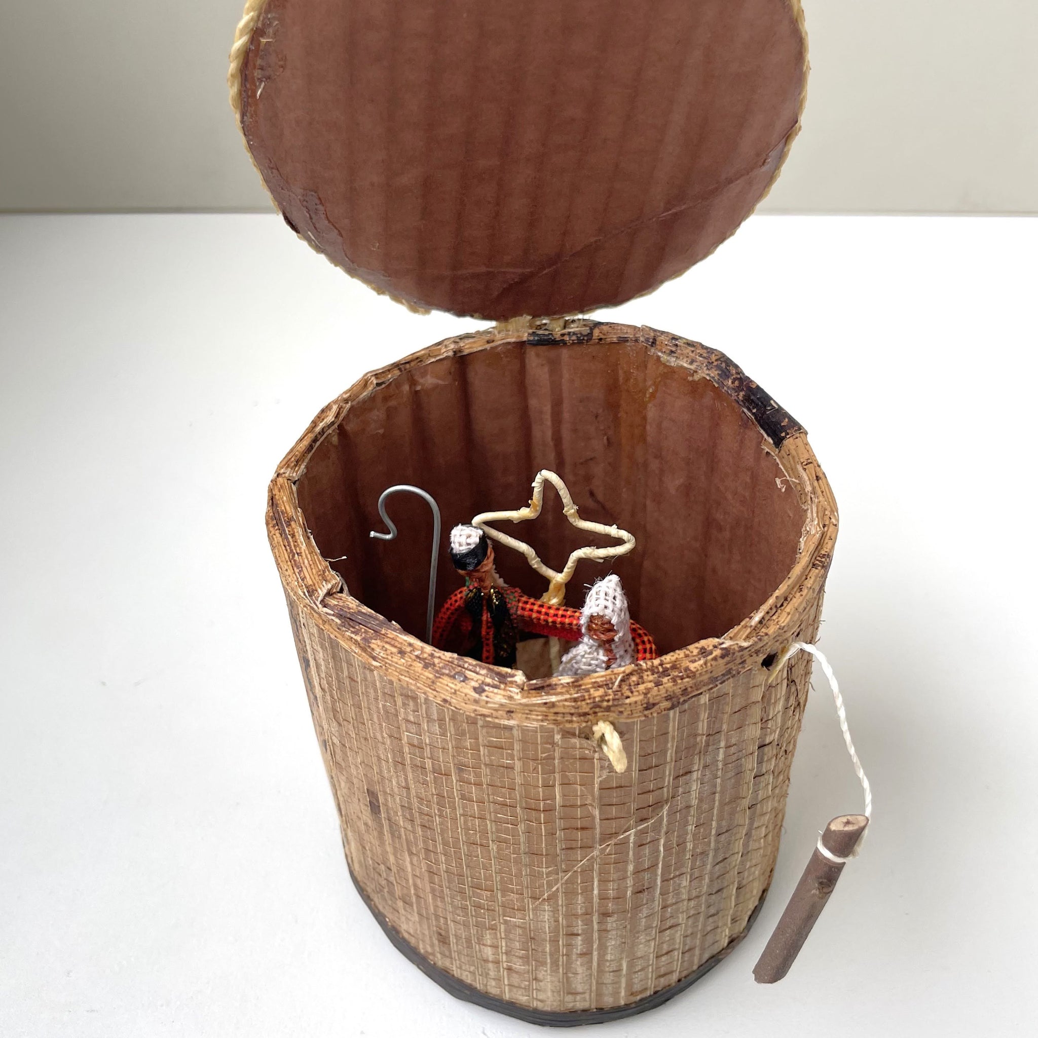 O Holy Night Nativity-handmade from banana leaf fiber and sisal by African artisans in Kenya for a social enterprise