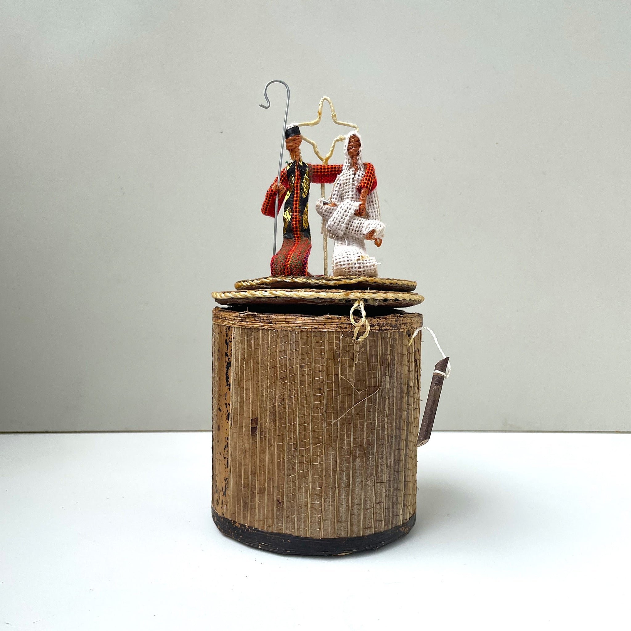 O Holy Night Nativity-handmade from banana leaf fiber and sisal by African artisans in Kenya for a social enterprise