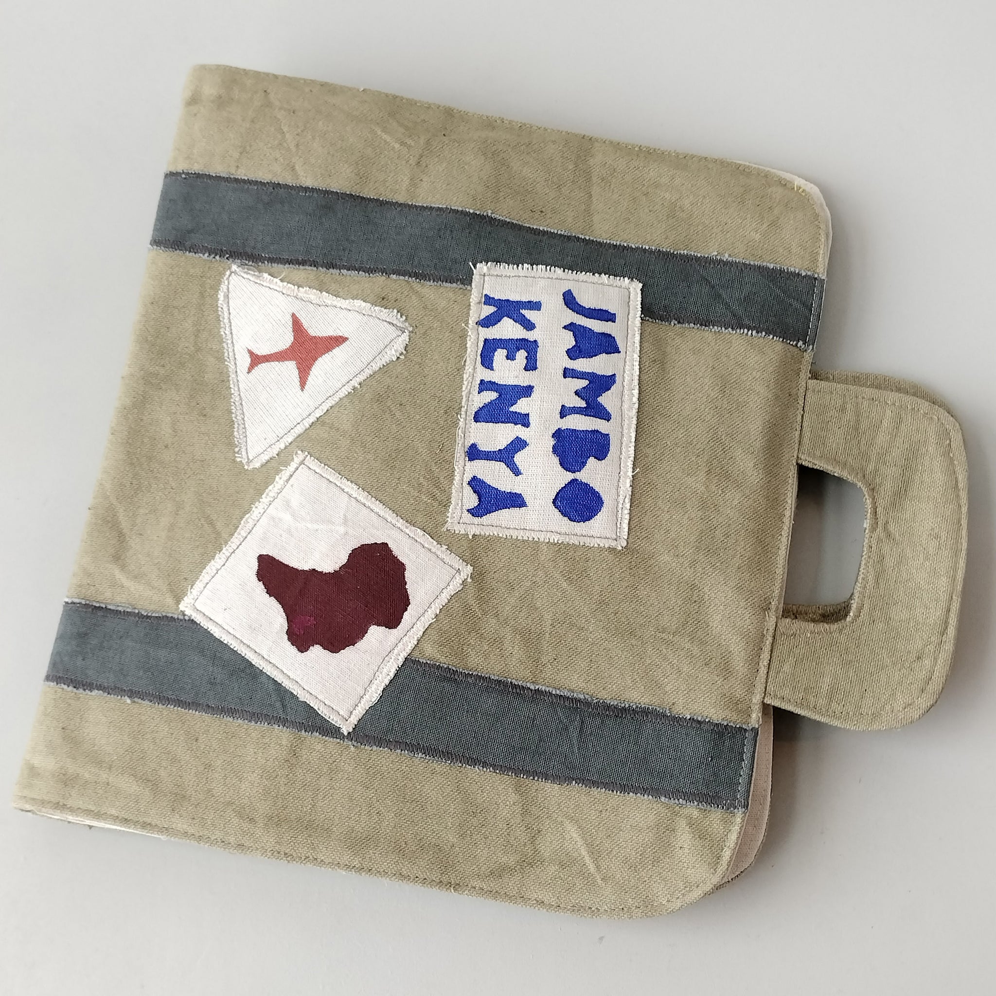 Busy Book - Kenyan materials and design for a fair trade boutique