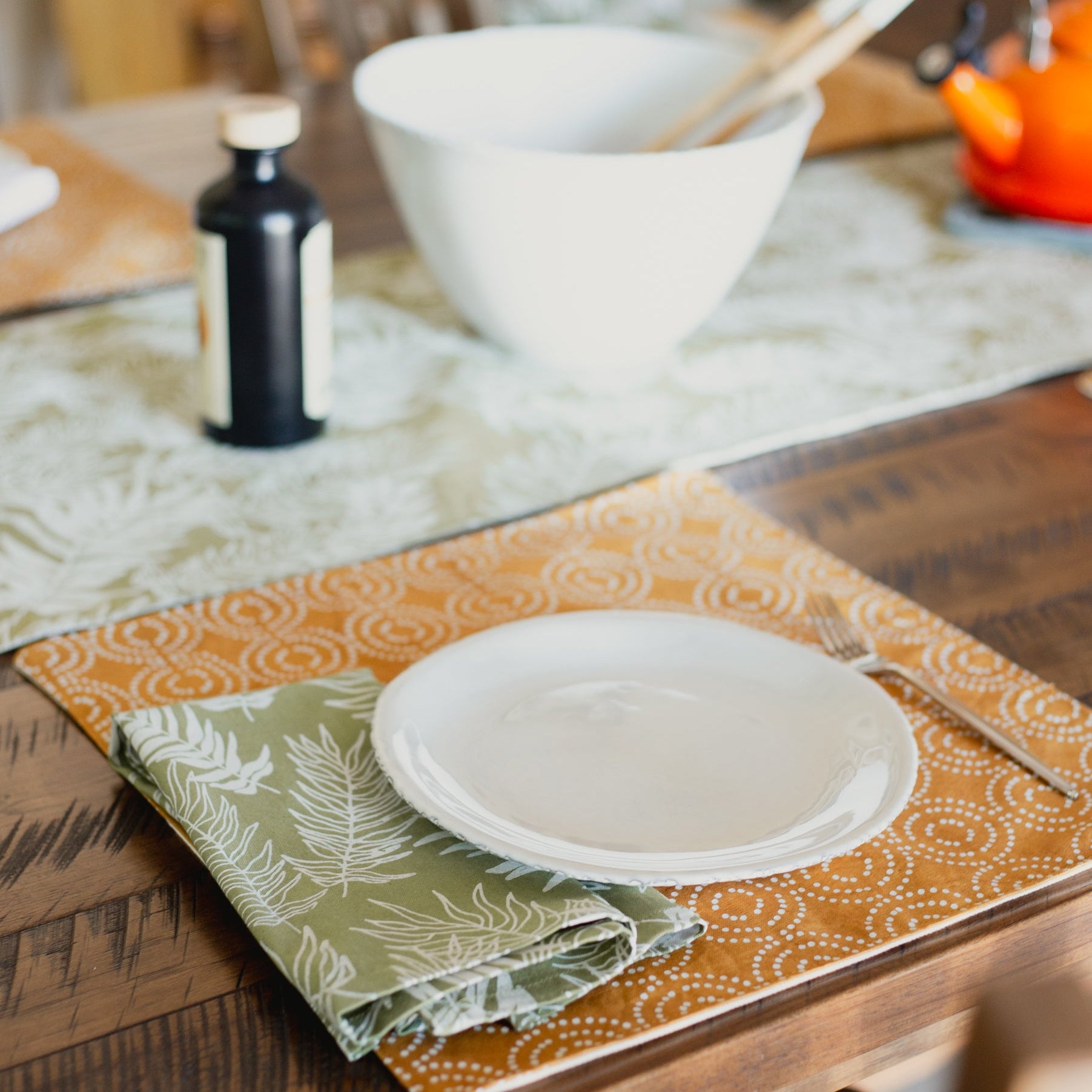 Screen Print Placemat Set - Amani ya Juu