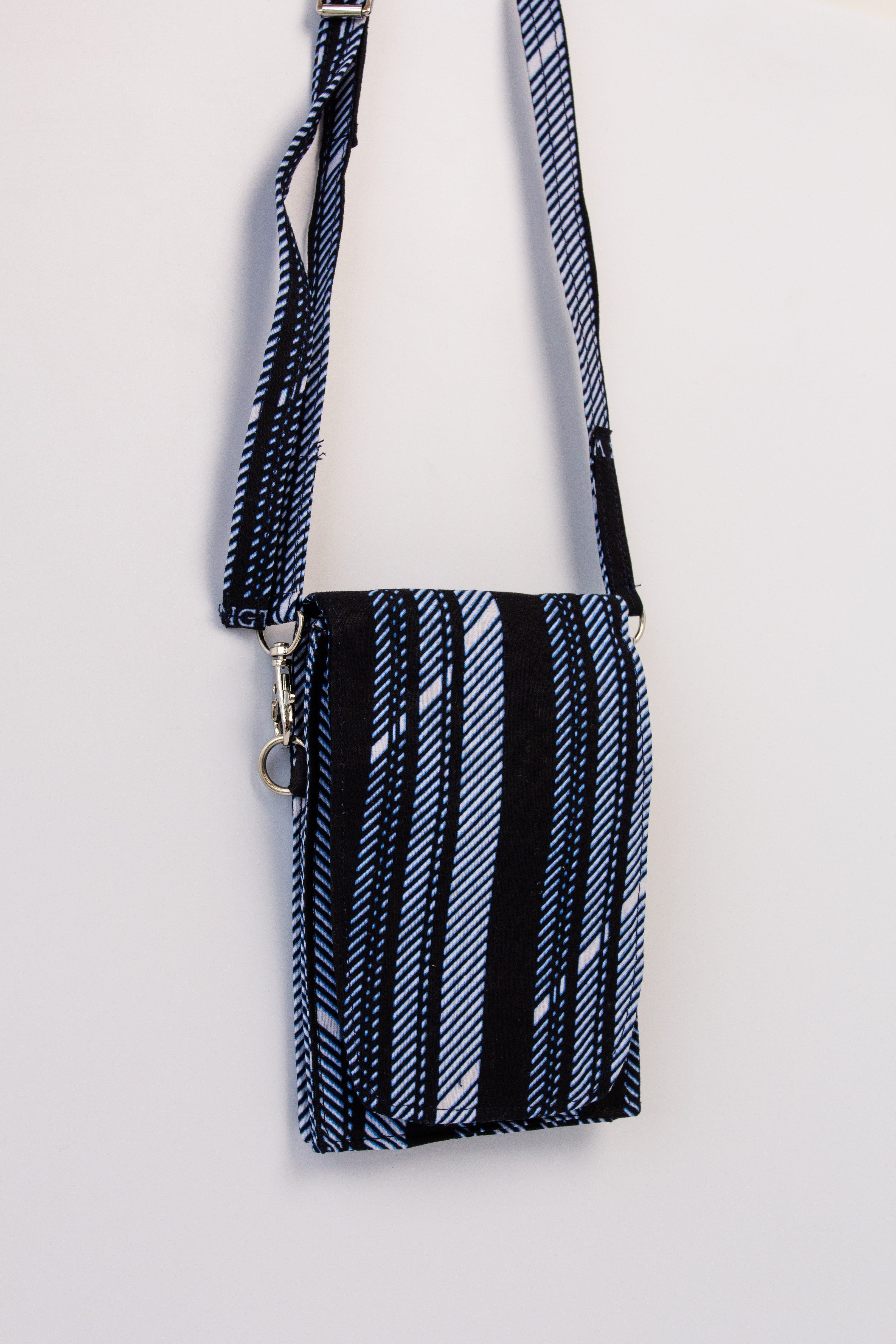 Mini Crossbody Wallet-handmade by the women of Amani Kenya using local fabrics for a Fair Trade boutique