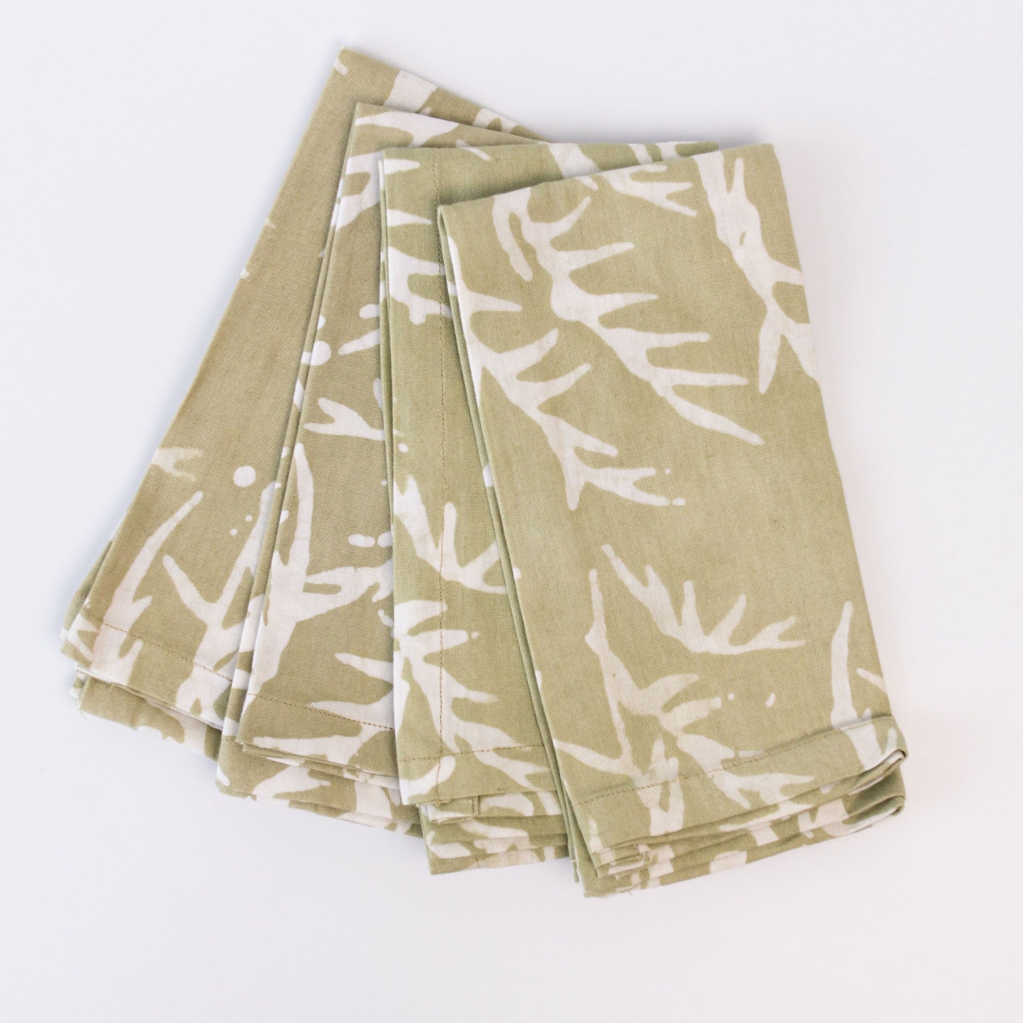 Batik Napkin Set - handmade by the women of Amani using Kenyan material for a Fair Trade boutique