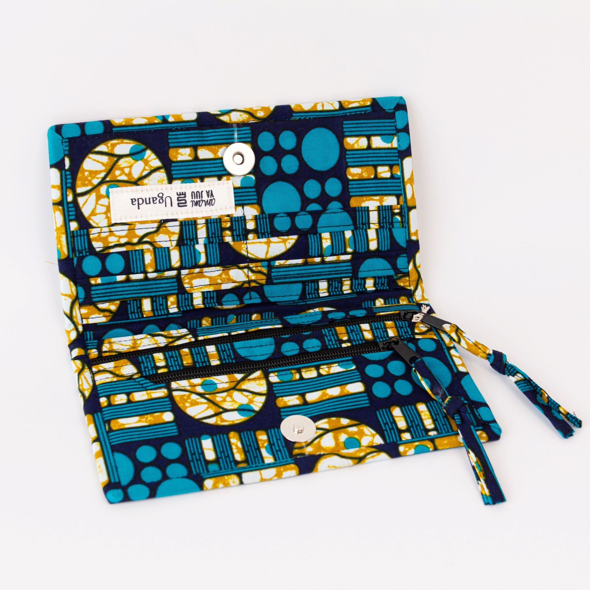 Kitenge Folding Wallet - Ugandan materials and design for a fair trade boutique