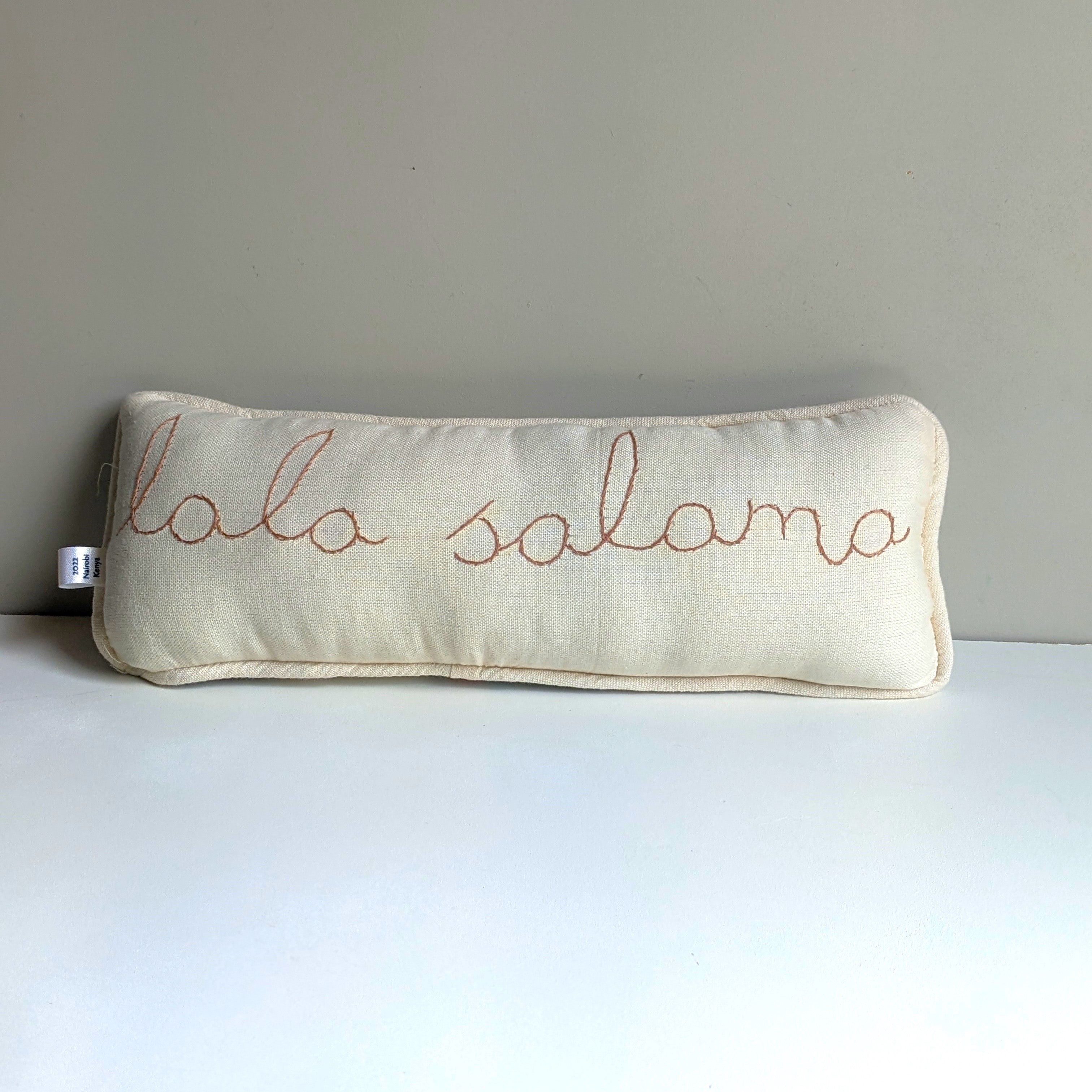Lala Salama Pillow - made for a fair trade social enterprise