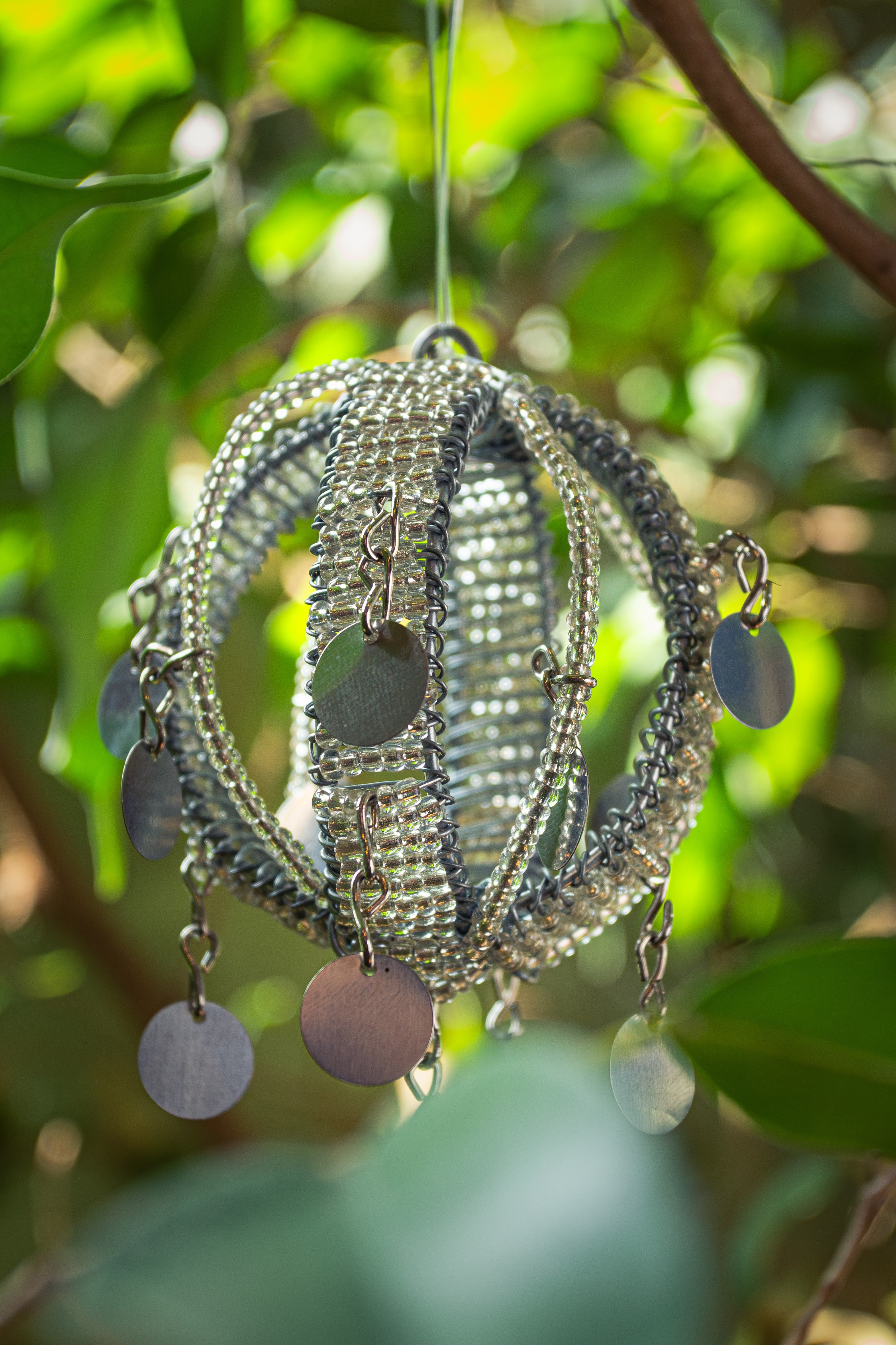 Beaded Ball Ornament - Kenyan materials and design for a fair trade boutique