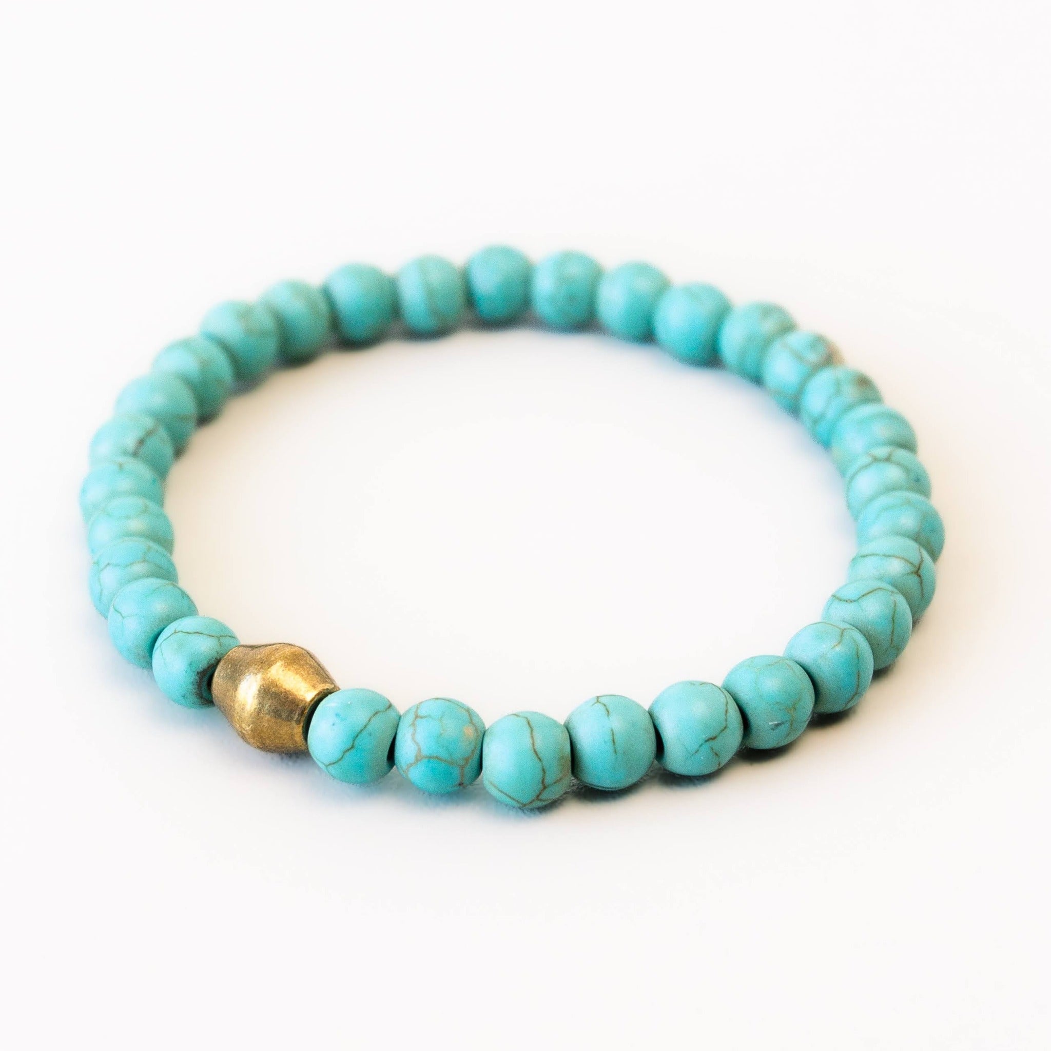 Stone Bracelet - handmade by market artisans using Kenyan materials for a Fair Trade boutique