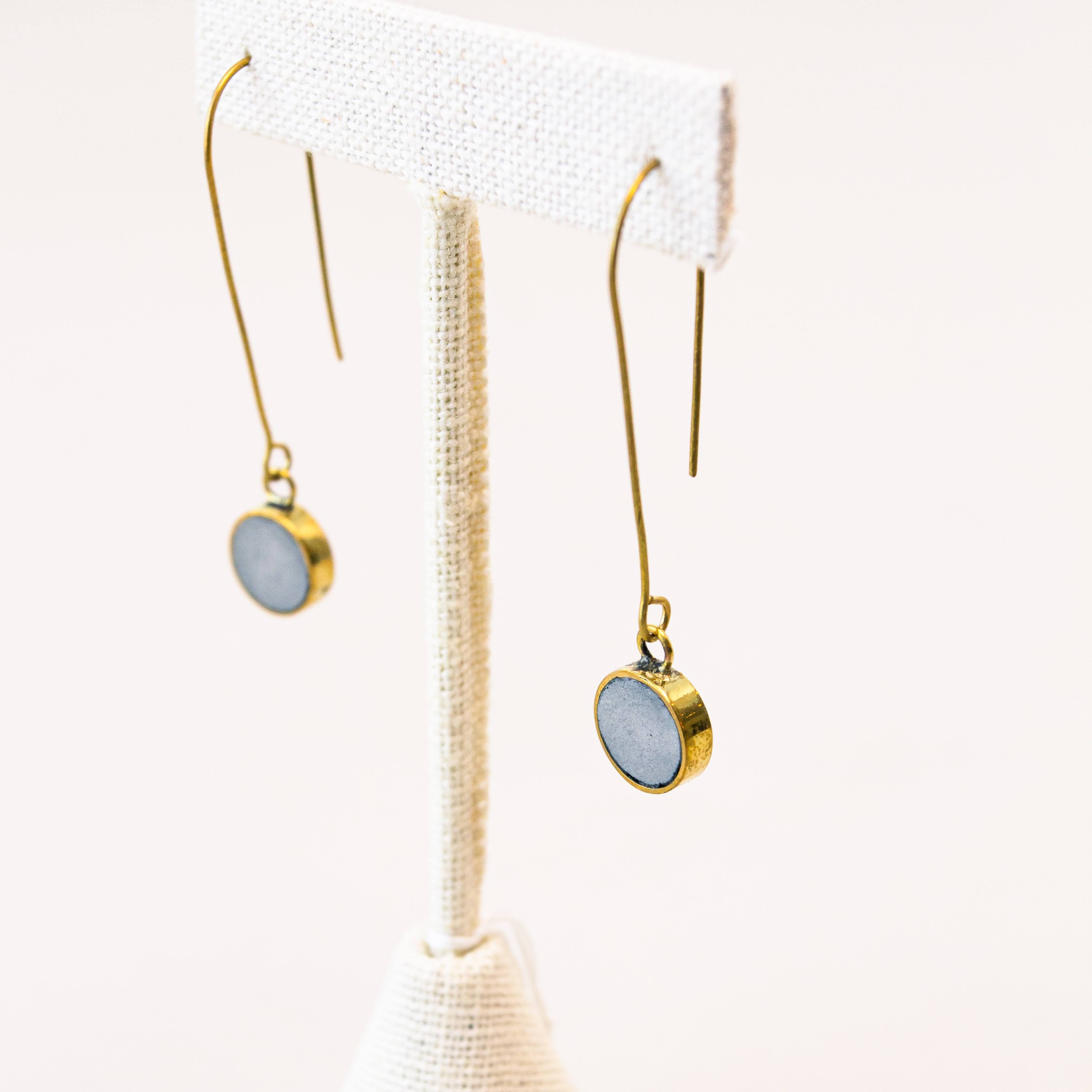 Soapstone Charm Earrings - handmade by Kenyan market artisans for a Fair Trade boutique