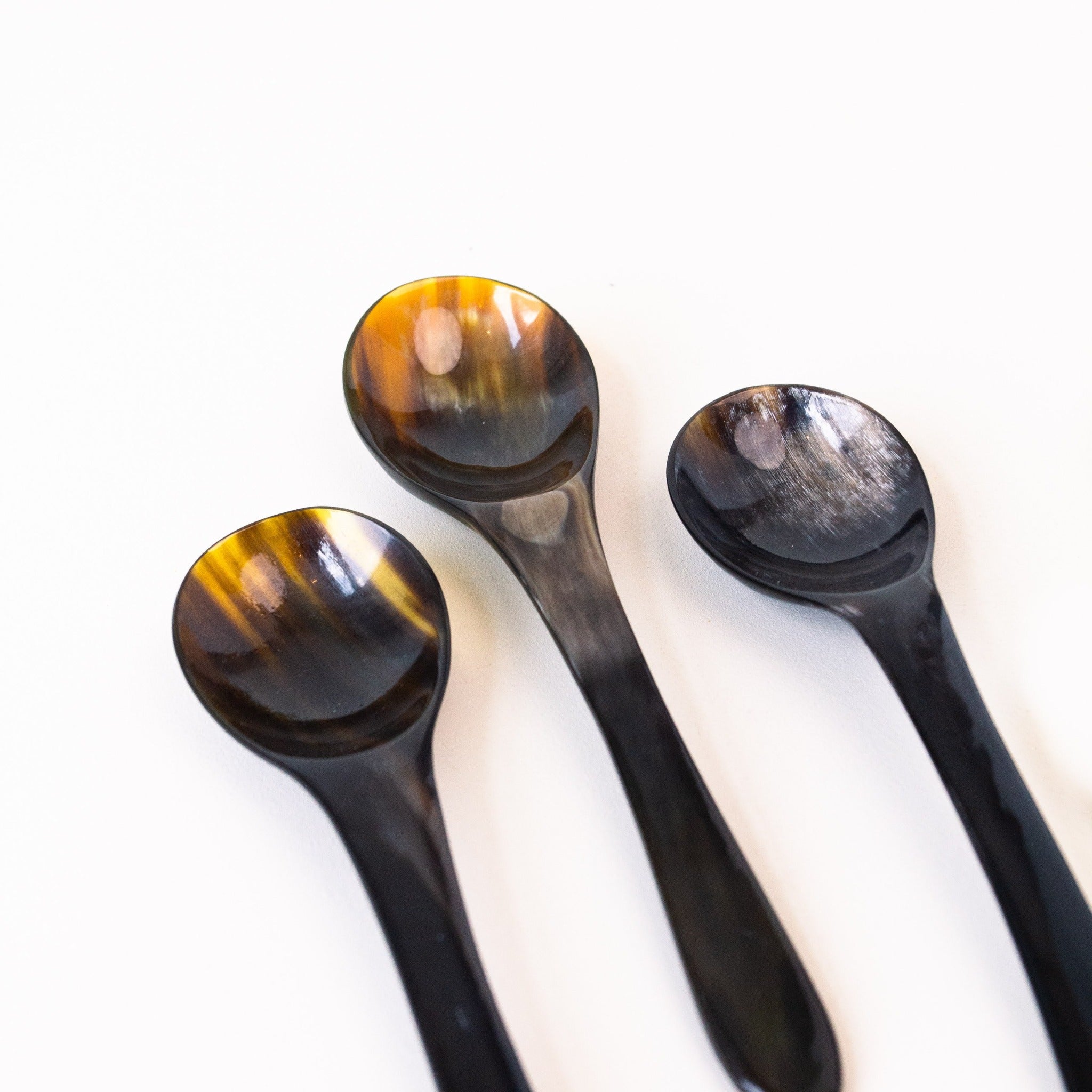 Cow Horn Spoon - handmade by market artisans using Kenyan materials for a Fair Trade boutique