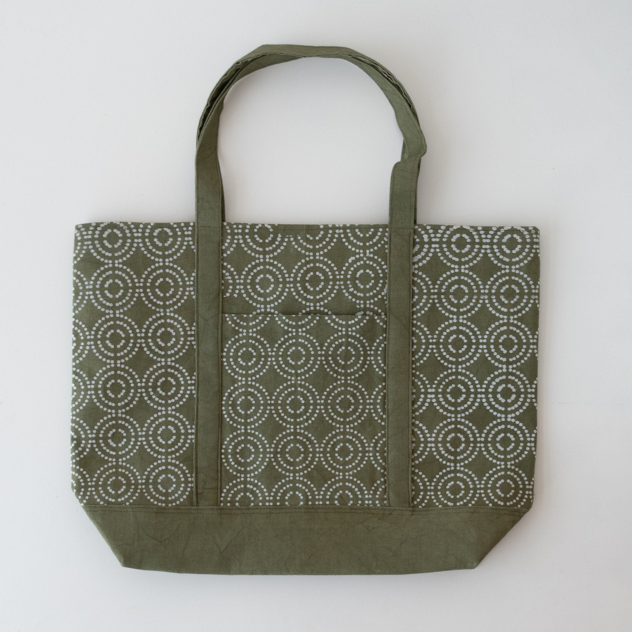 Kenya Canvas Tote - handmade by the women of Amani Kenya for a Fair Trade social enterprise