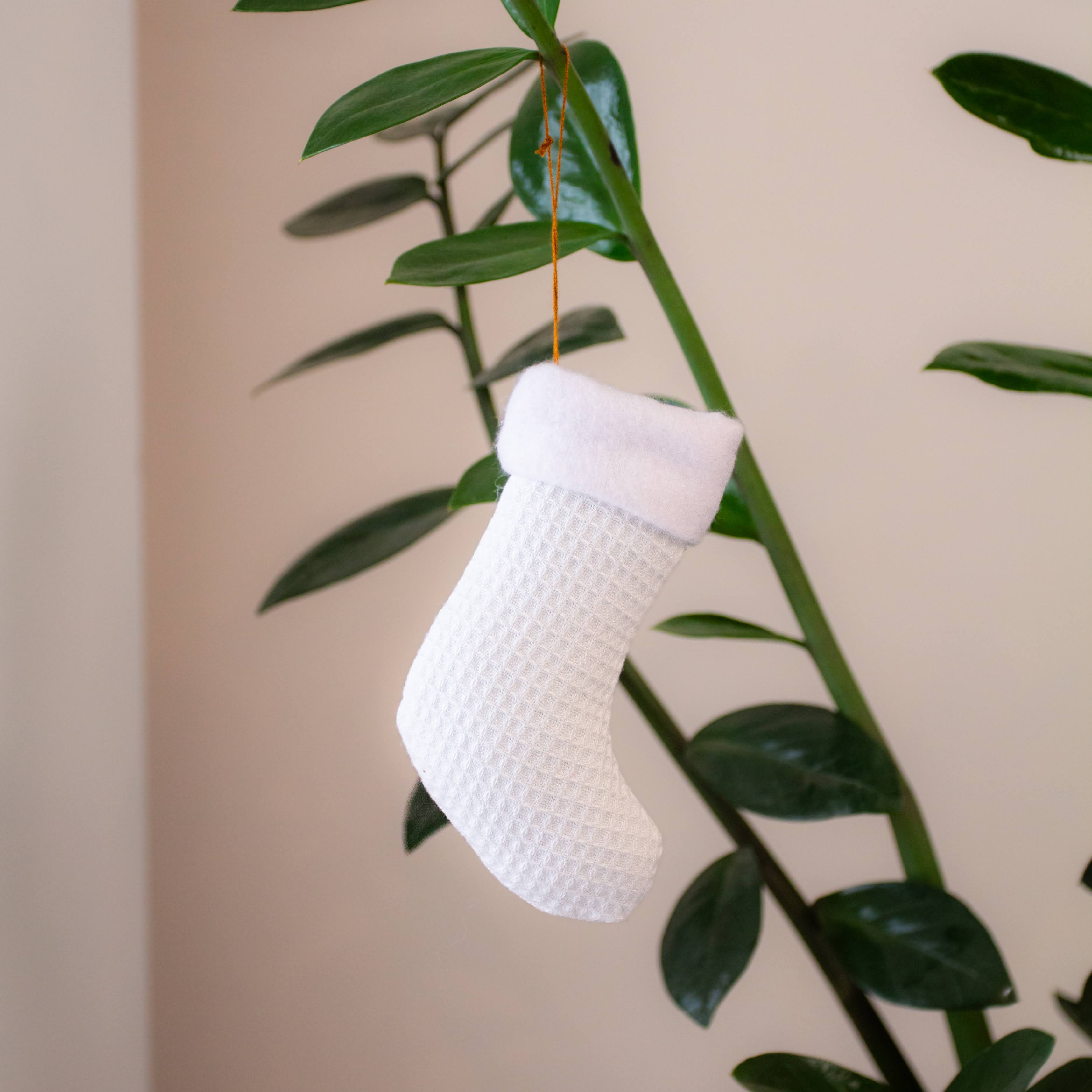 Stocking Ornament- made for a fair trade social enterprise