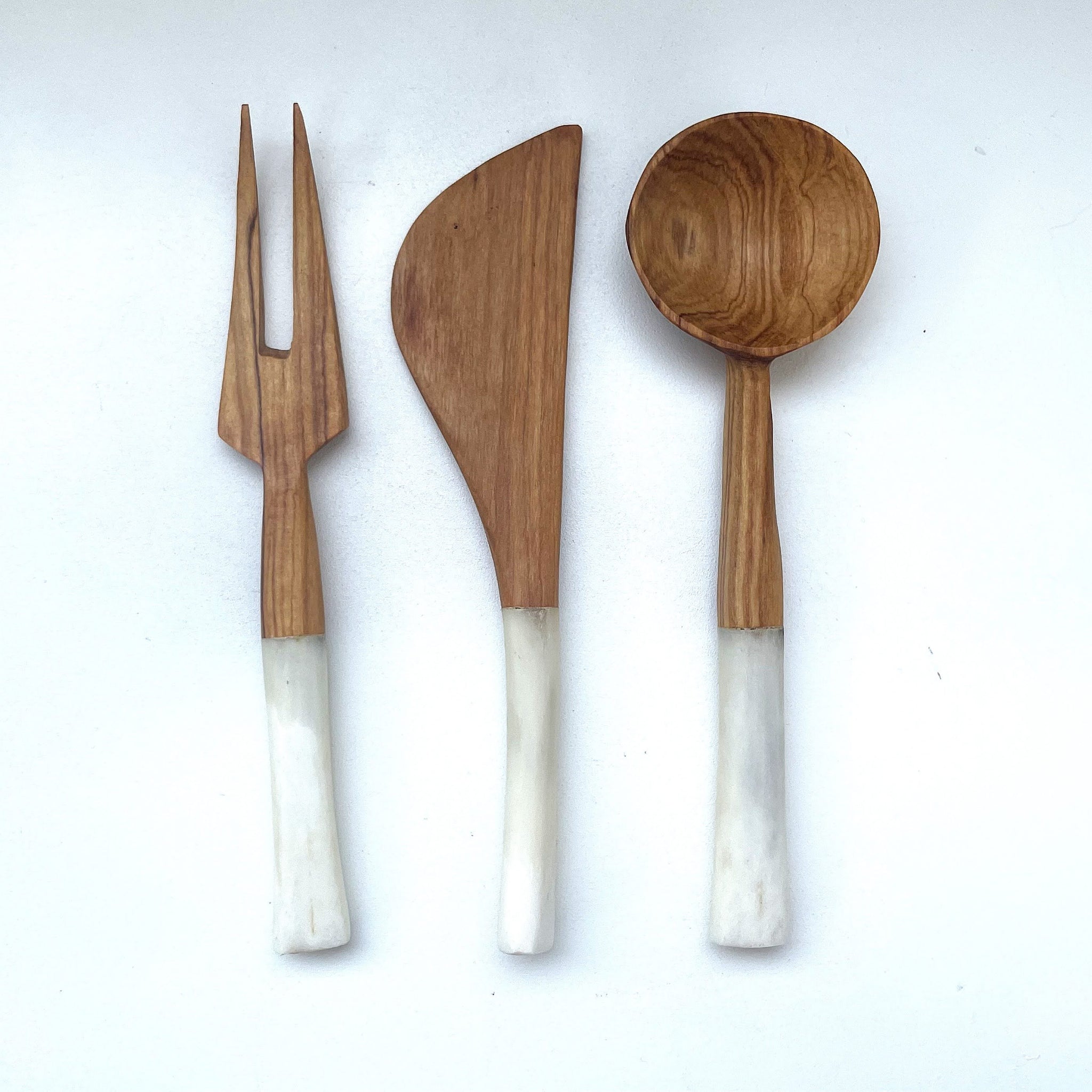 Fork, Knife, and Spoon Set - Kenyan materials and design for a fair trade social enterprise