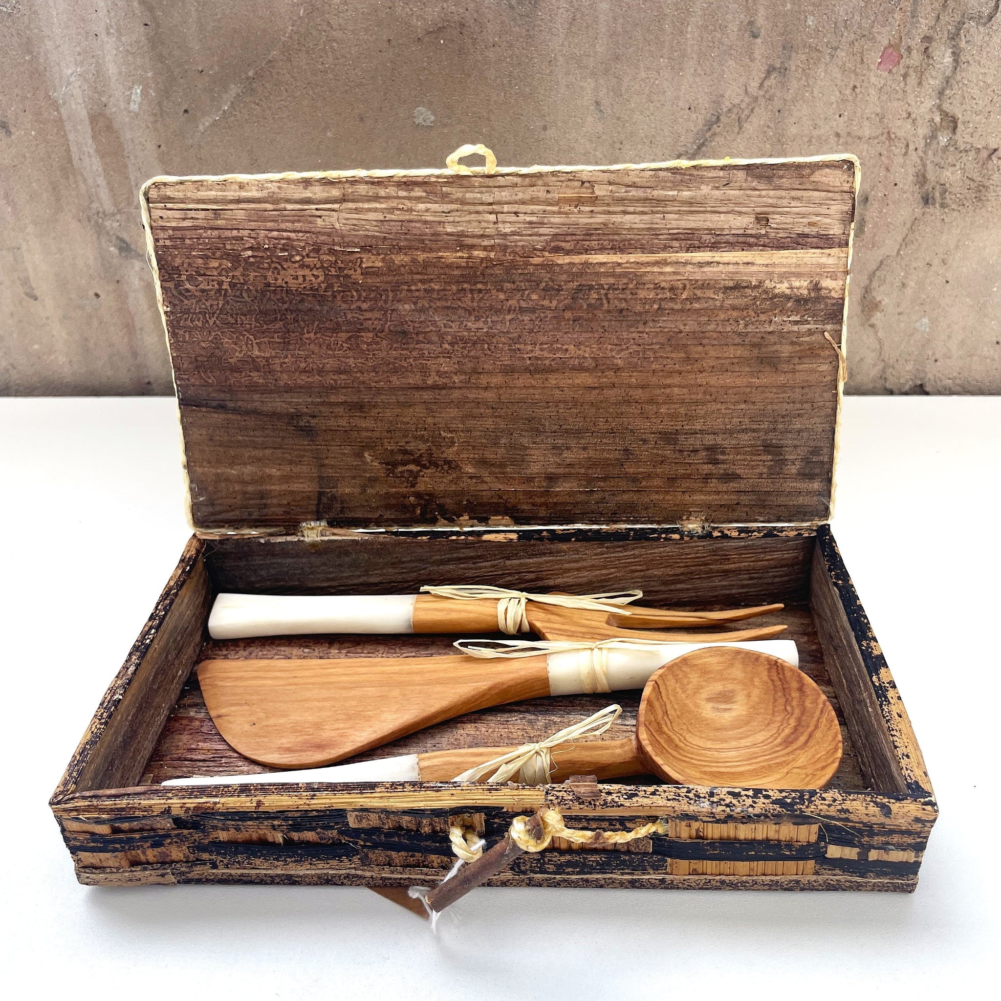 Fork, Knife, and Spoon Set - Kenyan materials and design for a fair trade social enterprise