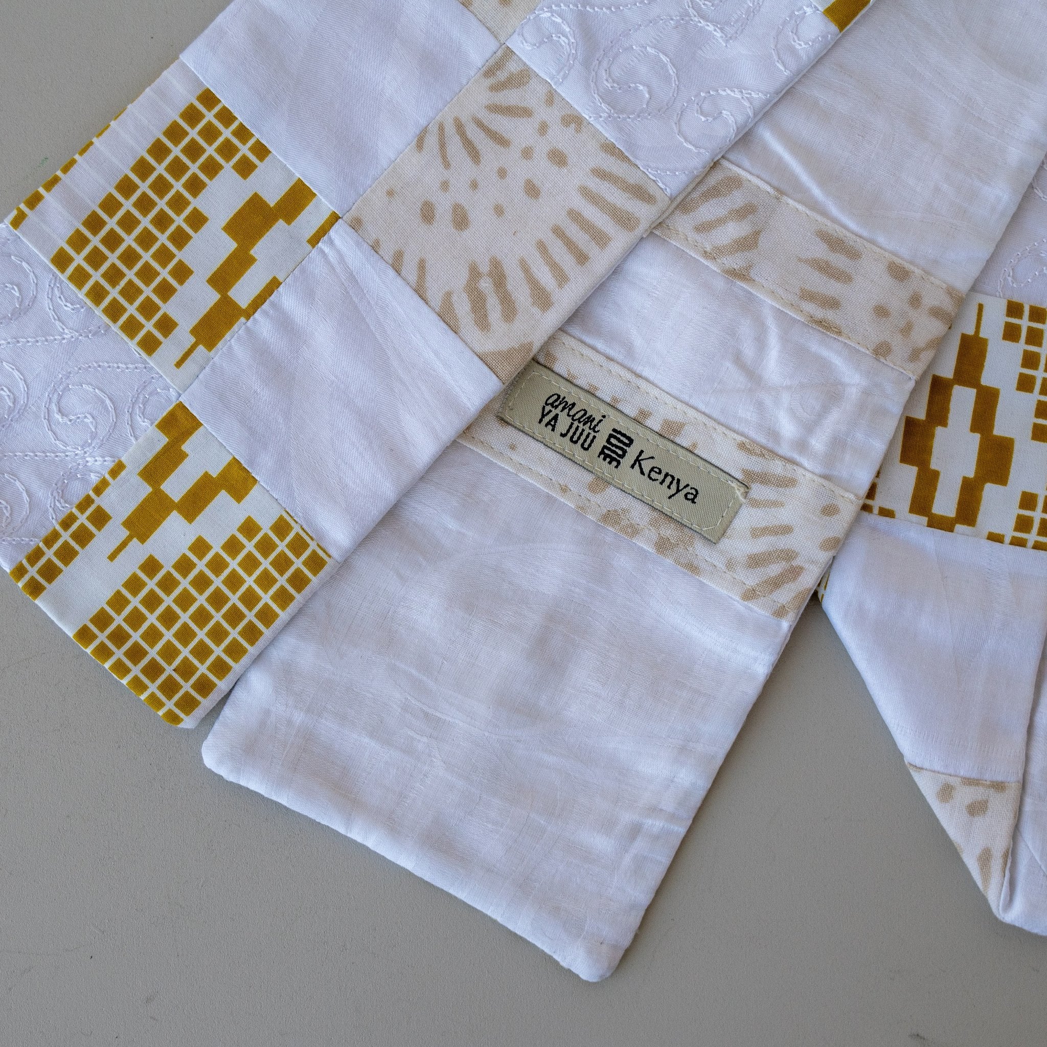 Kitenge Patch Pastor Stole - Kenyan materials and design for a fair trade social enterprise