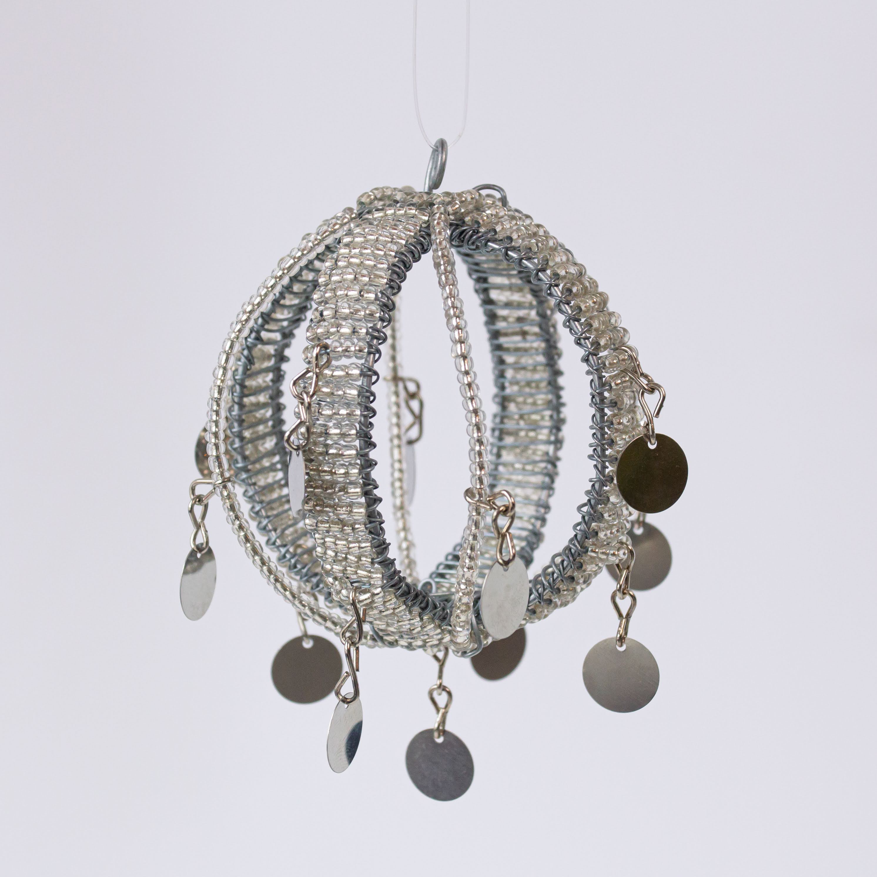 Beaded Ball Ornament - Kenyan materials and design for a fair trade boutique