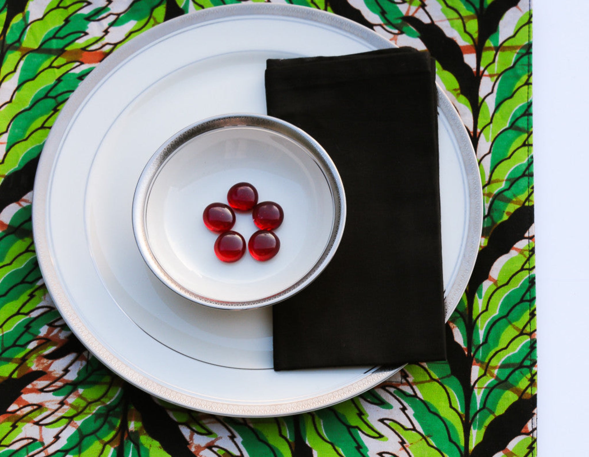 Solid Color Cotton Napkins--Handmade by the women of Amani Kenya for a fair trade boutique