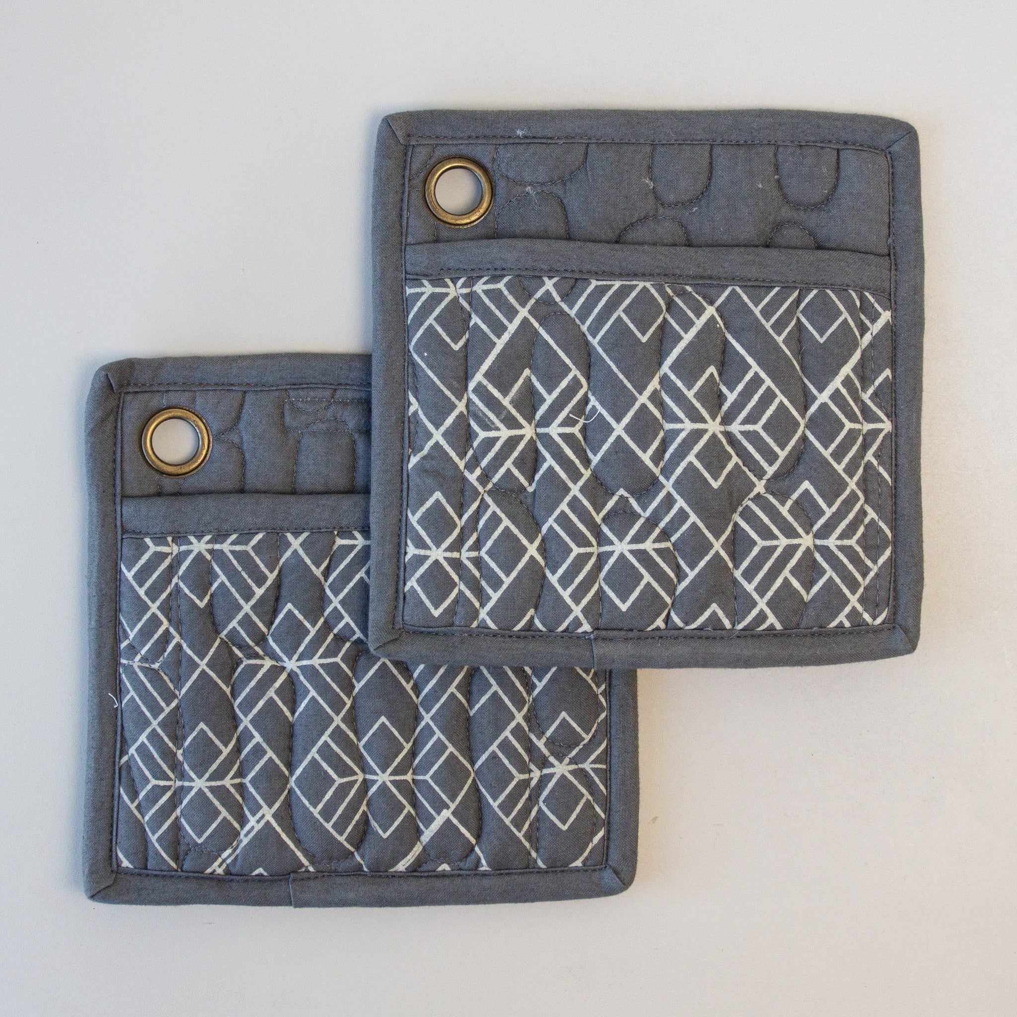 Pot Holders - hand made by the women on Amani in Kenya for a Fair Trade social enterprise