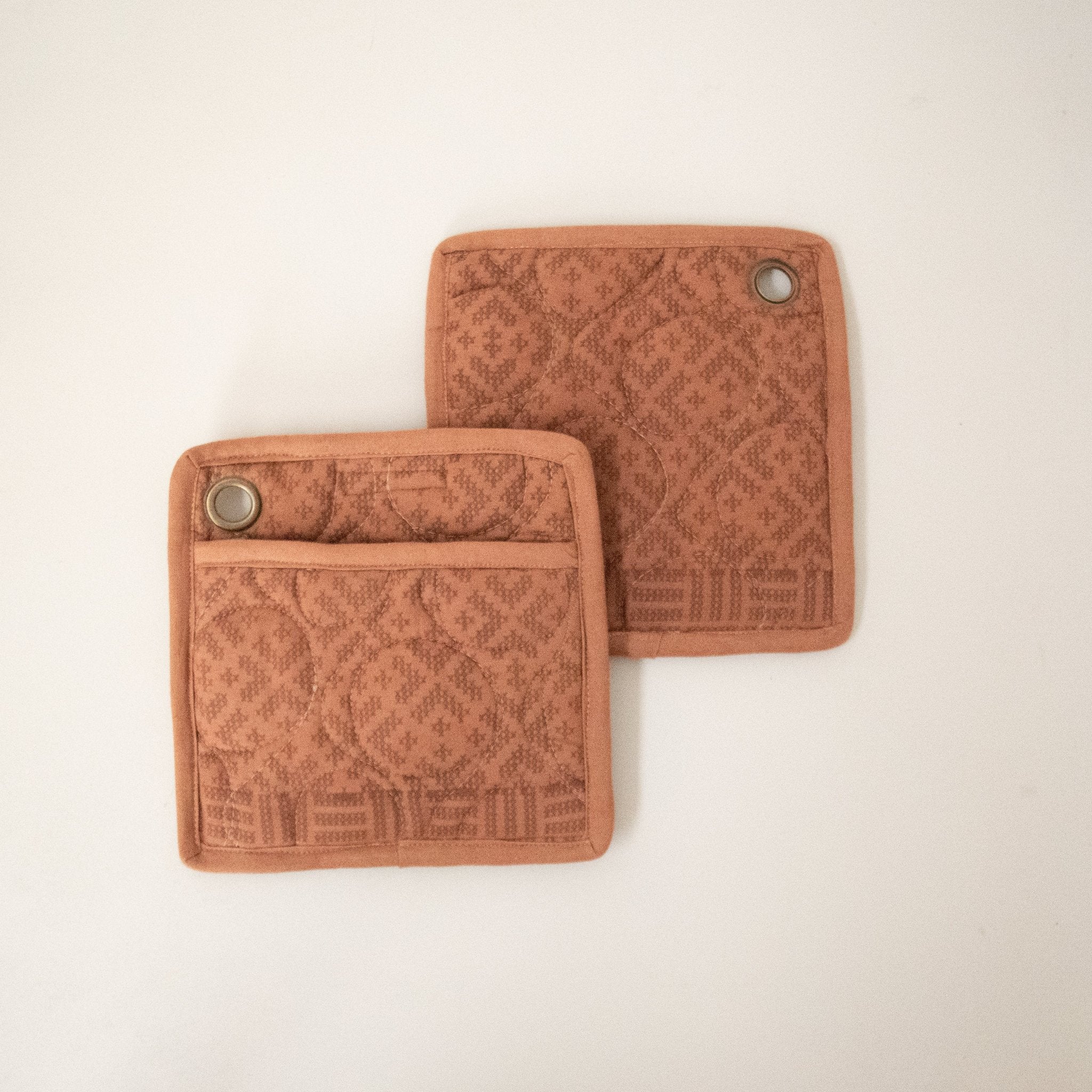 Pot Holders - hand made by the women on Amani in Kenya for a Fair Trade boutique