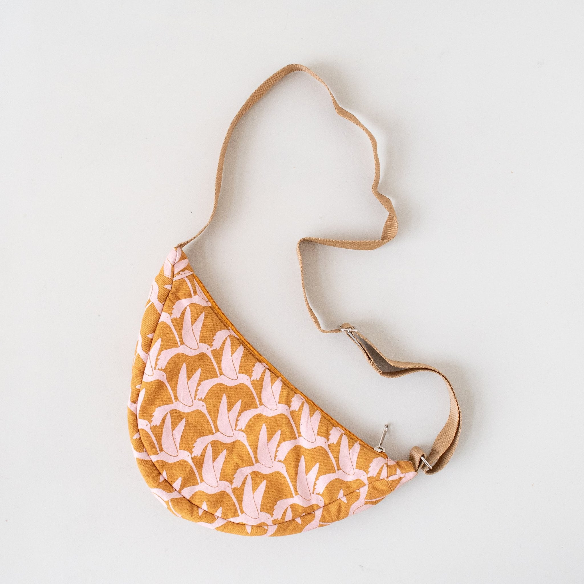 Crescent Sling Bag-handmade by the women of Amani for a fair trade social enterprise