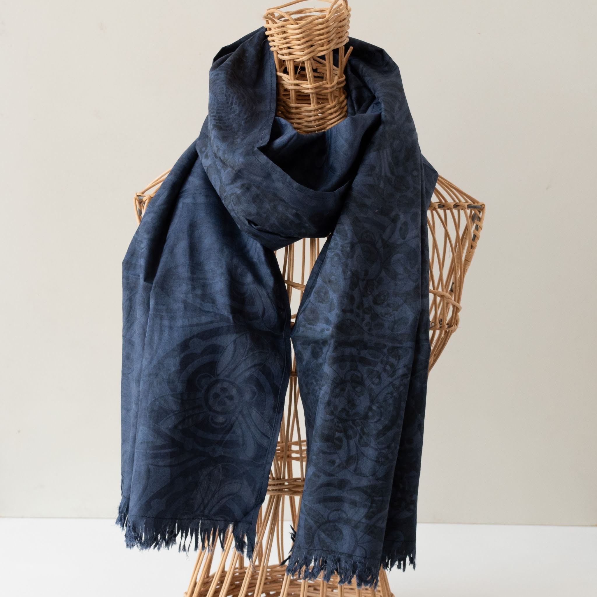 Pamba Scarf - handmade using local Kenyan cotton cloth by the women of Amani for a Fair Trade boutique