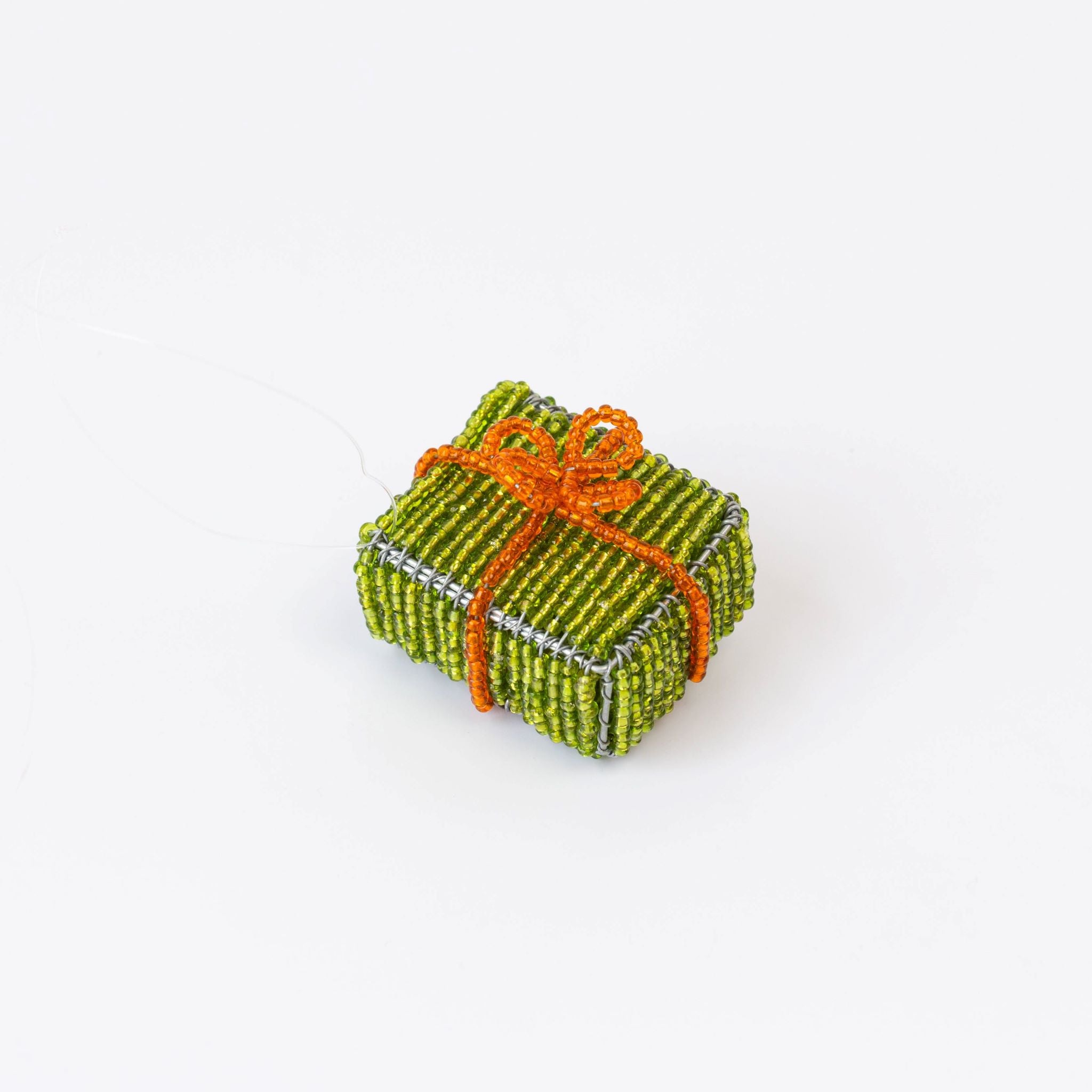 Beaded Gift Ornament - Kenyan materials and design for a fair trade boutique