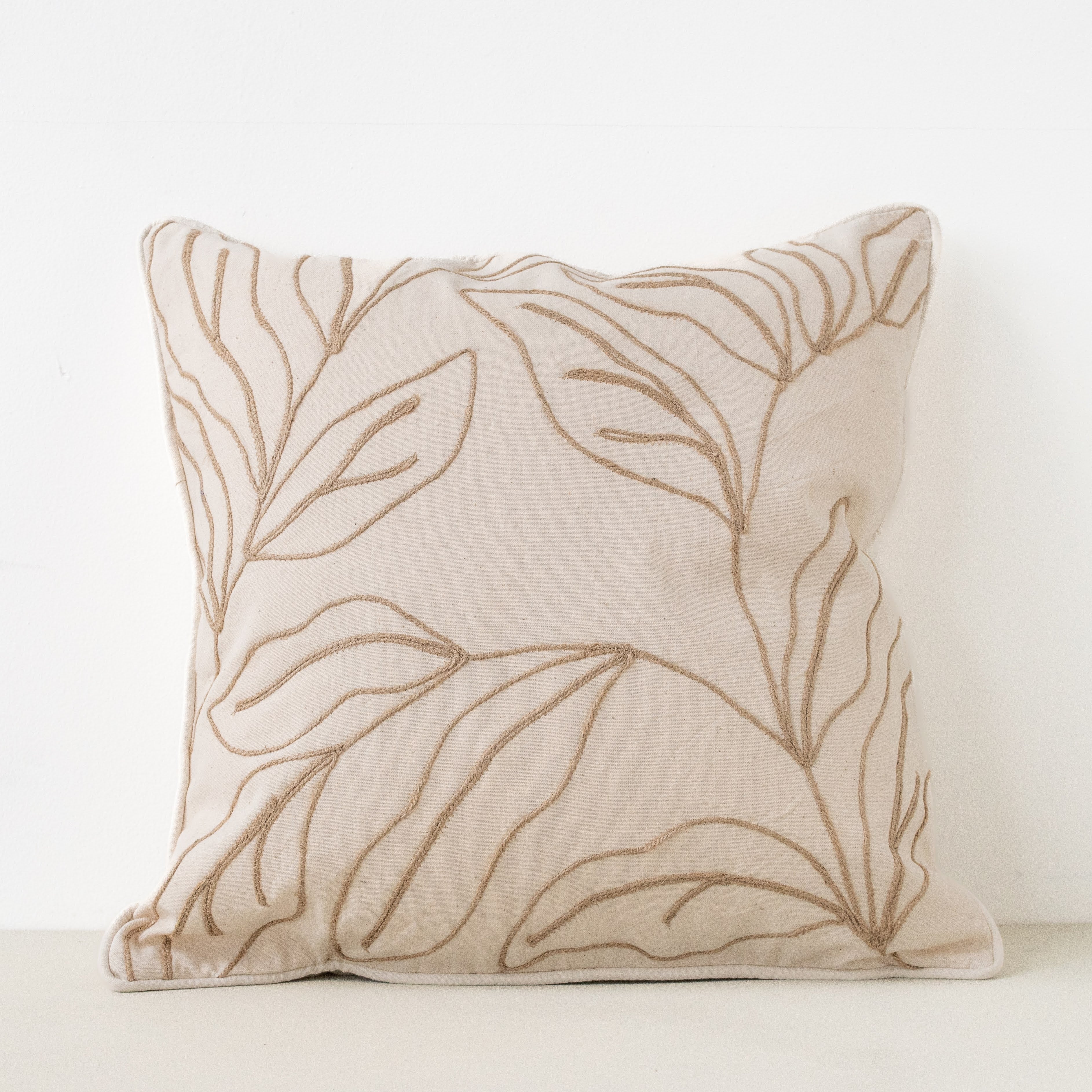 Jute Leaves Pillowcase-made for a fair trade social enterprise