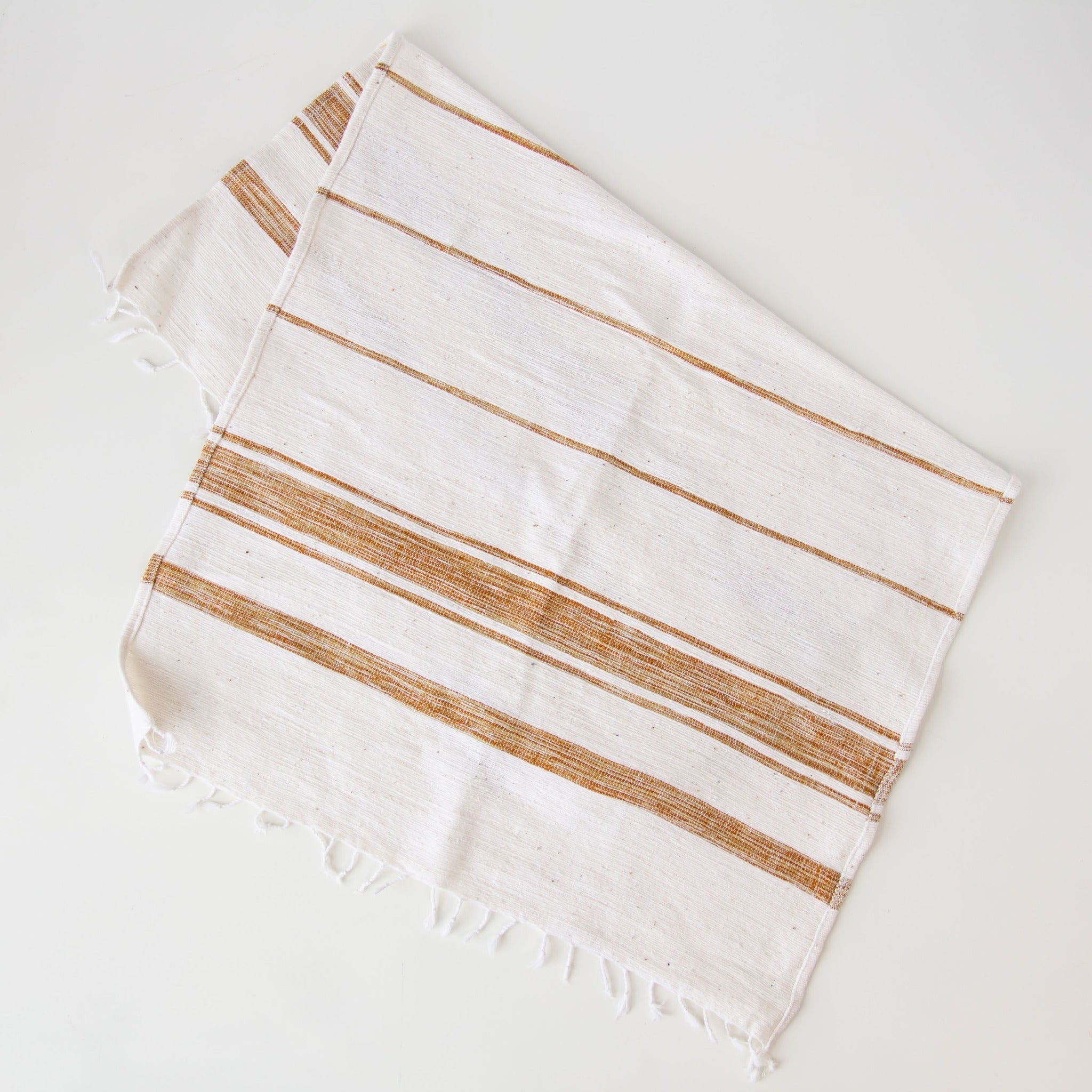 Ethiopian Woven Dish Towel - hand-crafted in Ethiopia using African fabrics and materials