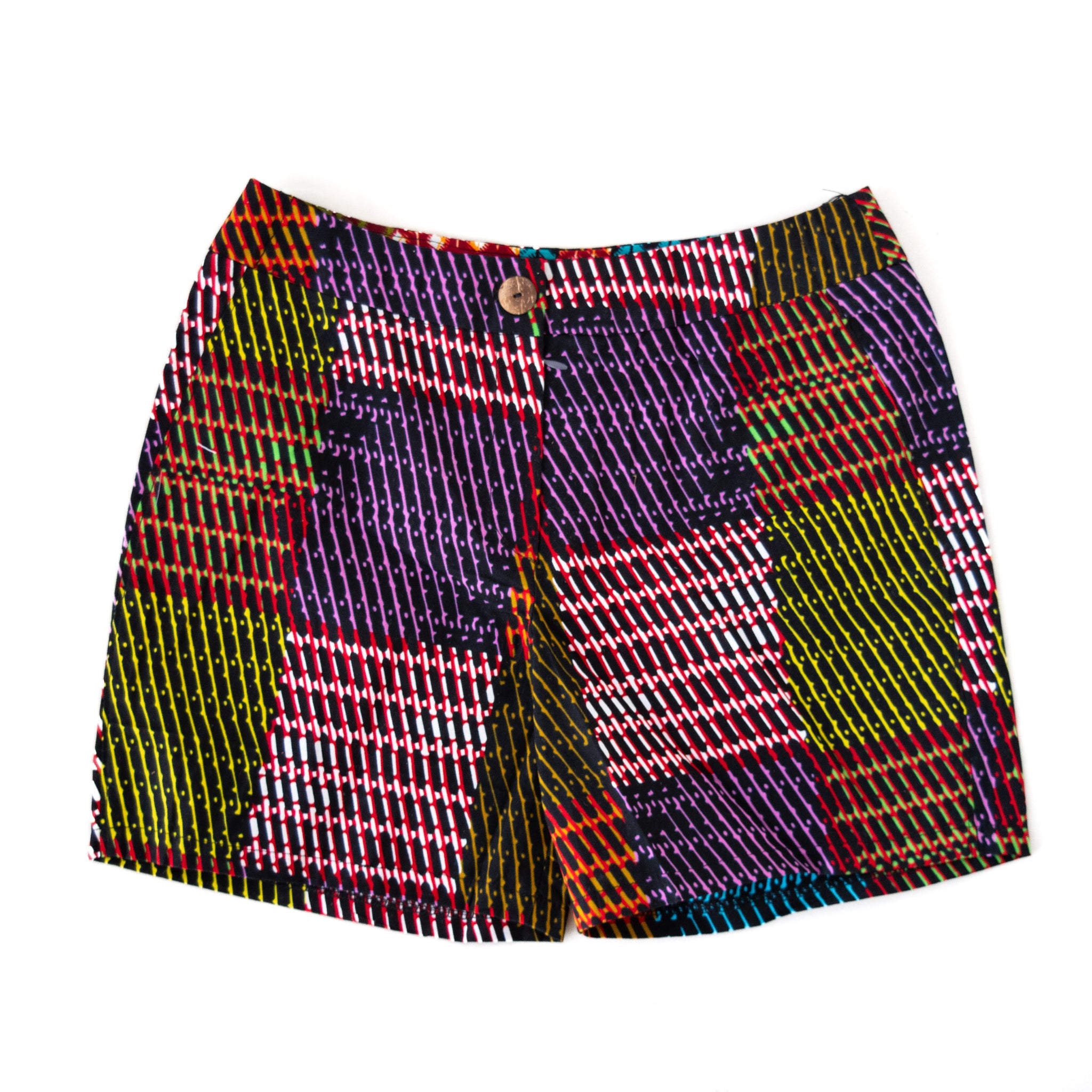 Women's Kitenge Shorts-made in Kenya for a fair trade social enterprise