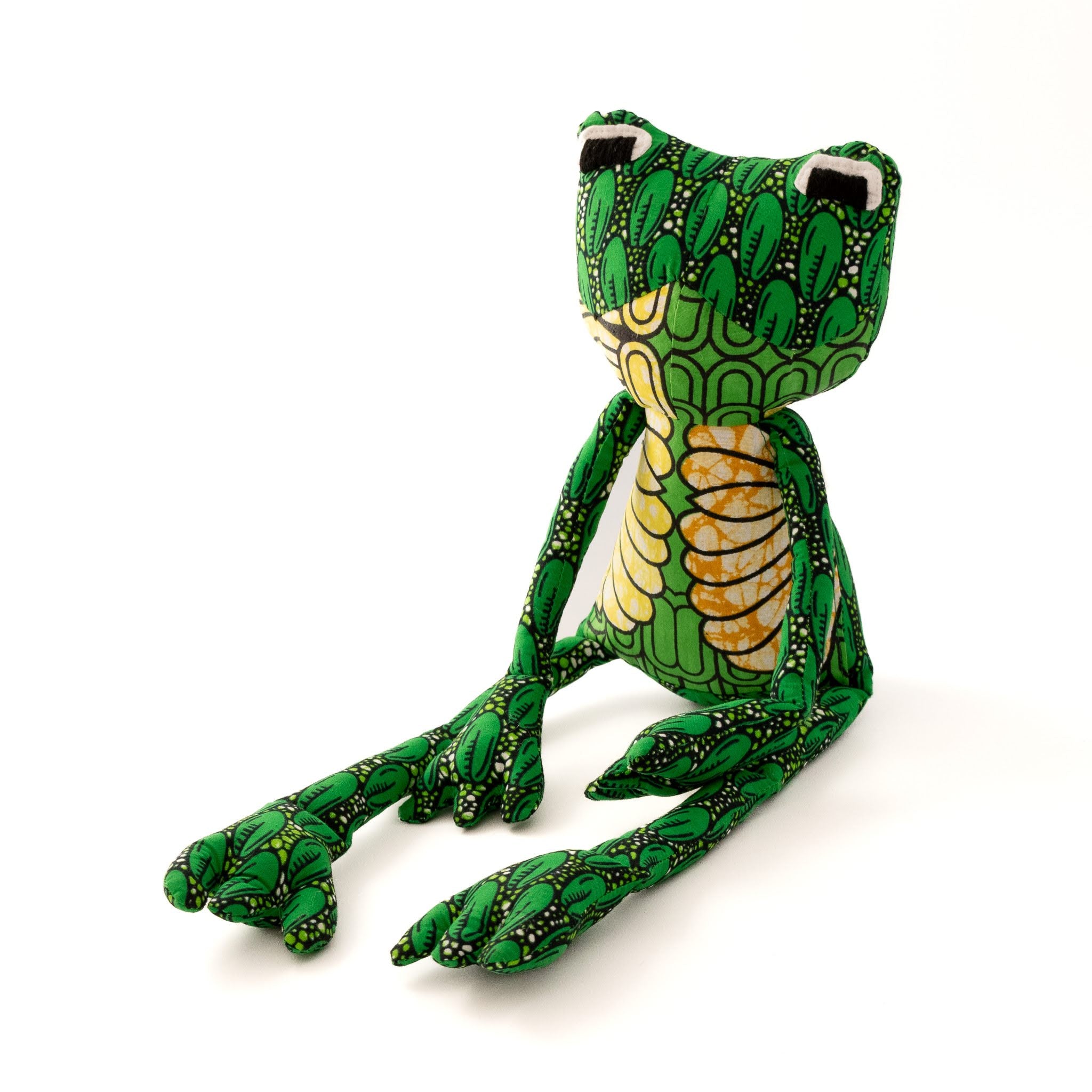 Frog Doll - Kenyan materials and design for a fair trade social enterprise