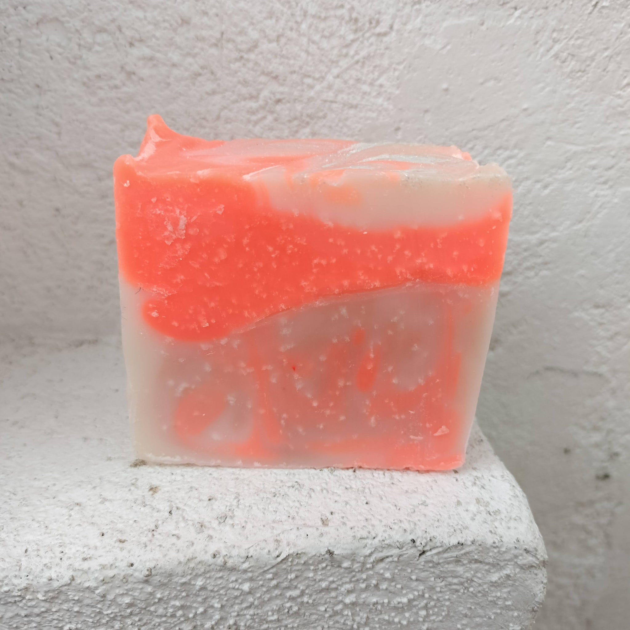 Handmade organic soap made from tallow, olive oil and coconut oil