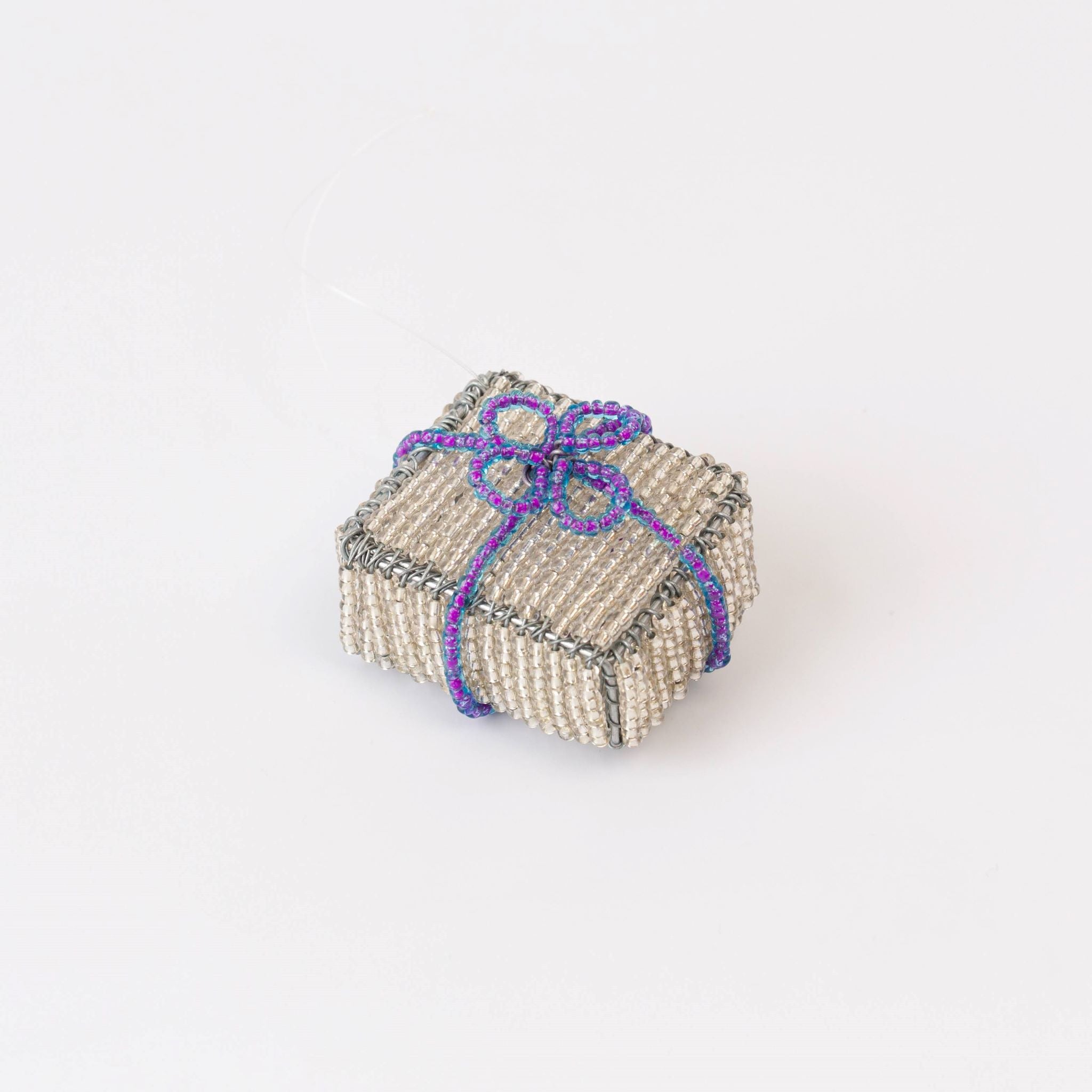 Beaded Gift Ornament - Kenyan materials and design for a fair trade boutique