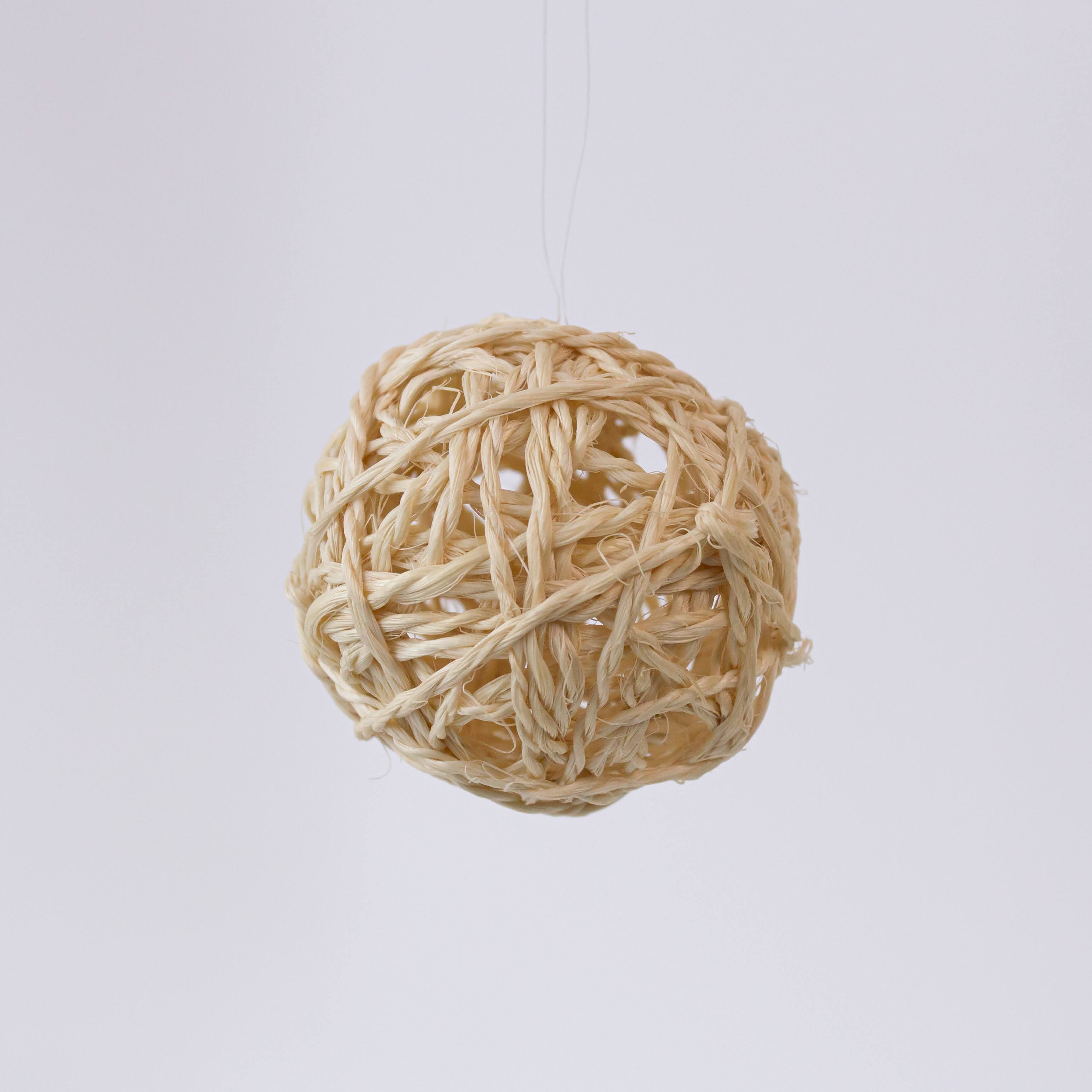 Sisal Ball Ornament Set - handmade by Kenyan market artisans using local sisal for a Fair Trade social enterprise
