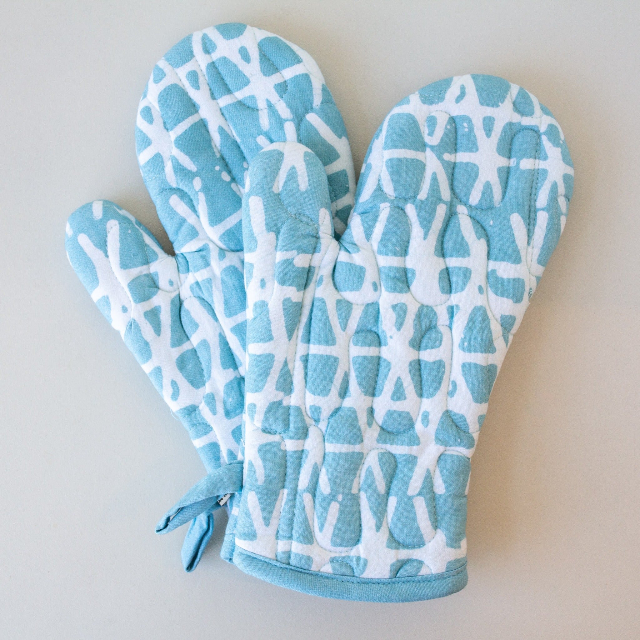 Oven Mitts - handmade by the women of Amani using Kenyan materials for a Fair-Trade social enterprise