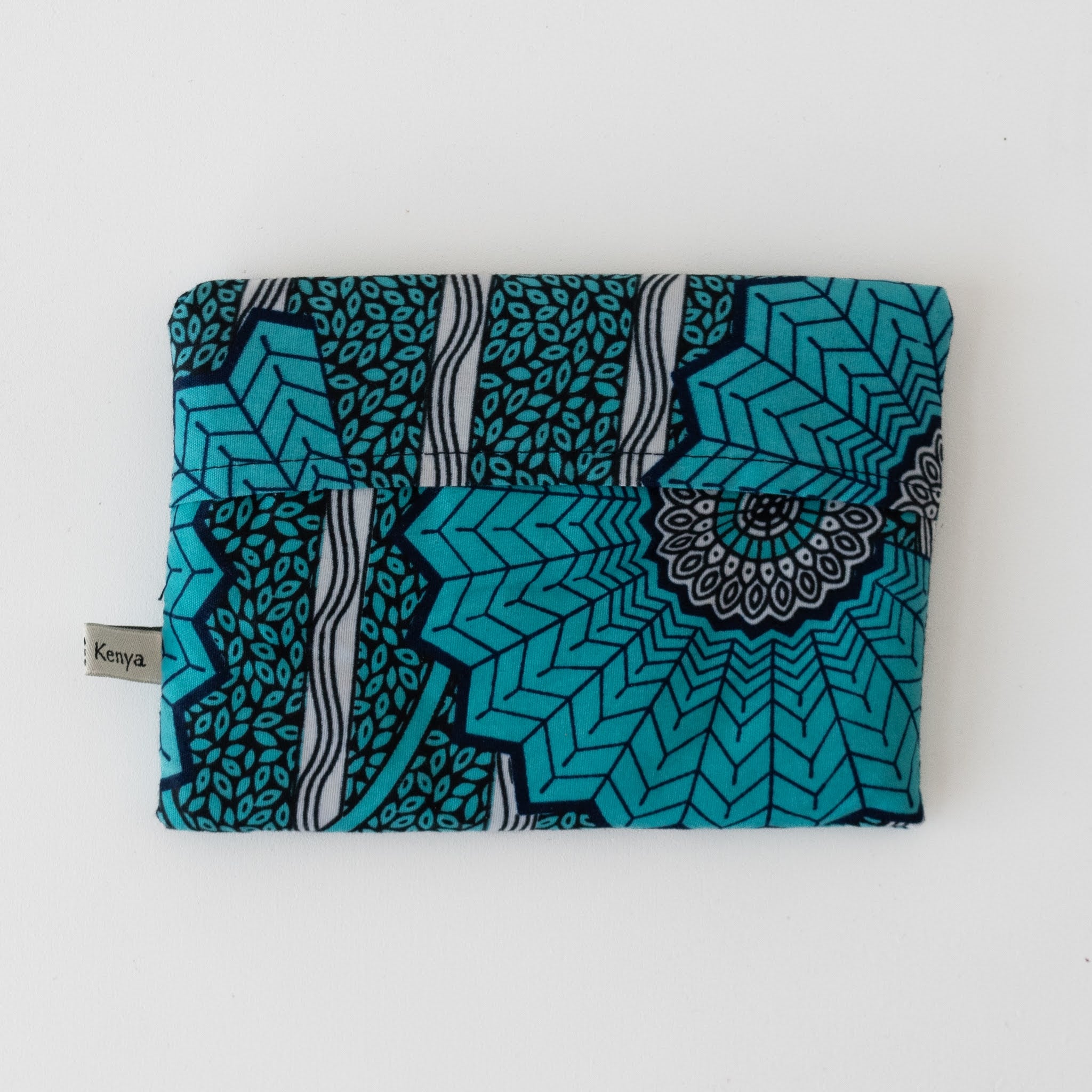 Folded Shopping Tote - handmade by the women of Amani using Kenyan materials for a Fair Trade social enterprise