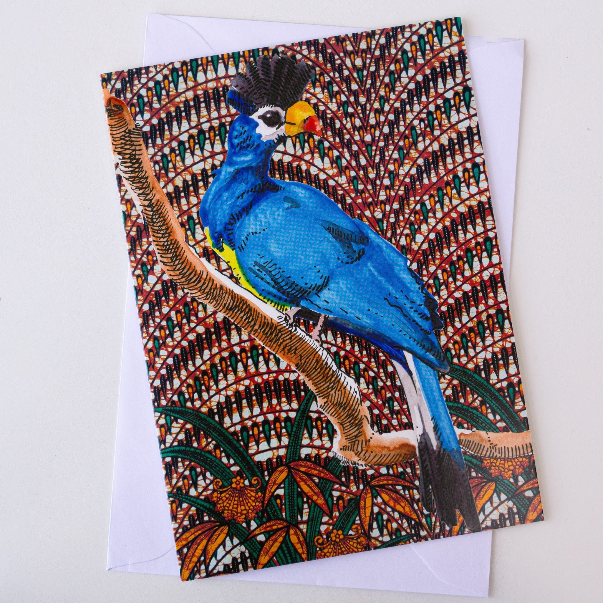 Kenyan Bird Card --printed in Kenya for Amani