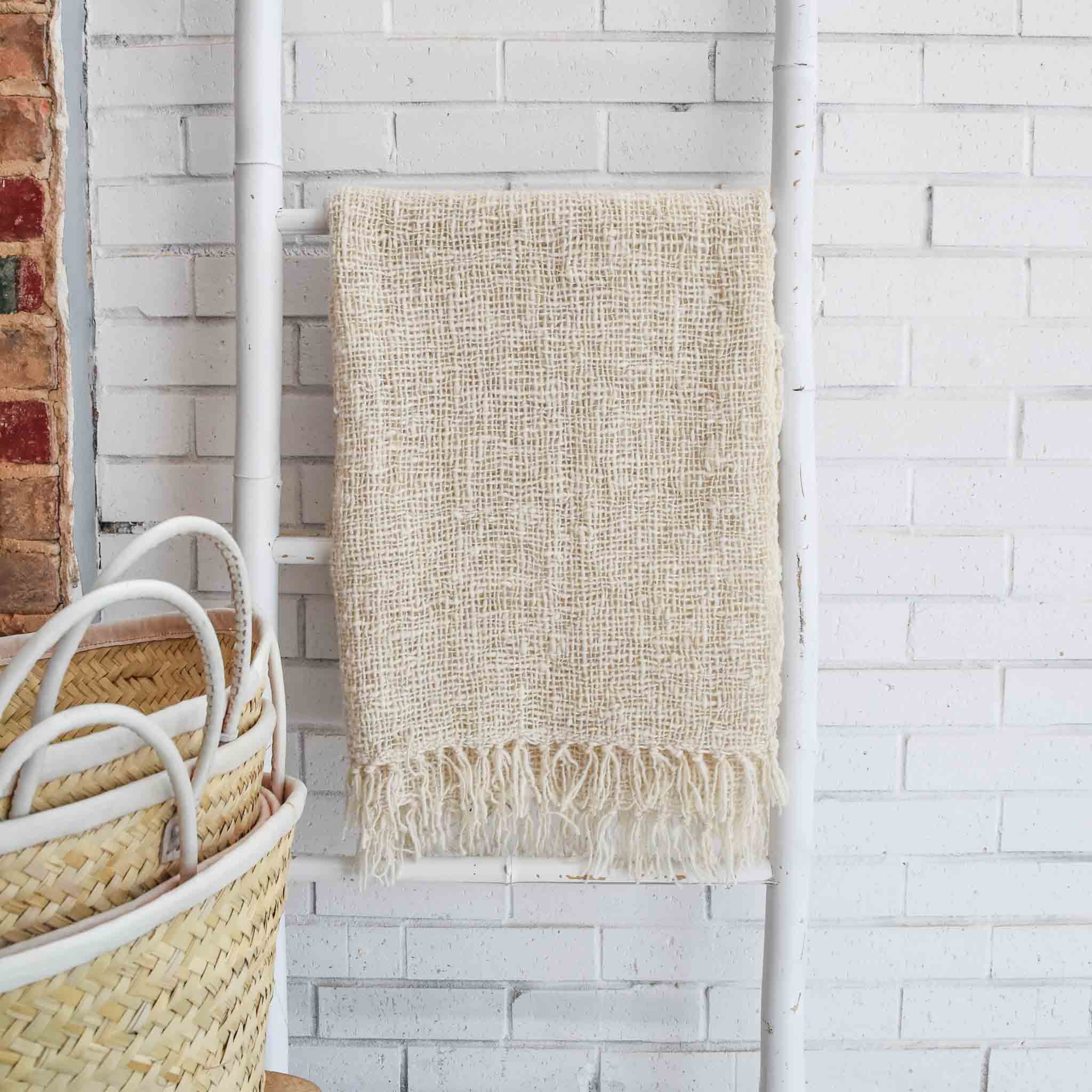 Nakuru Wool Throw- Kenyan materials and design for a fair trade social enterprise