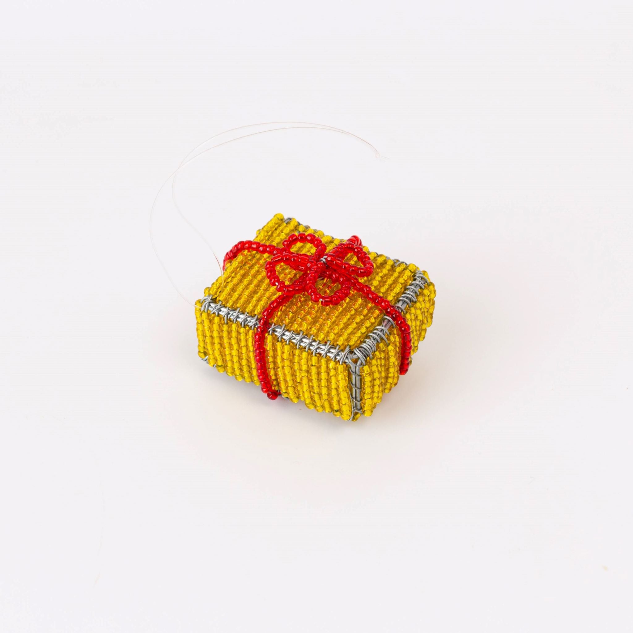 Beaded Gift Ornament - Kenyan materials and design for a fair trade boutique