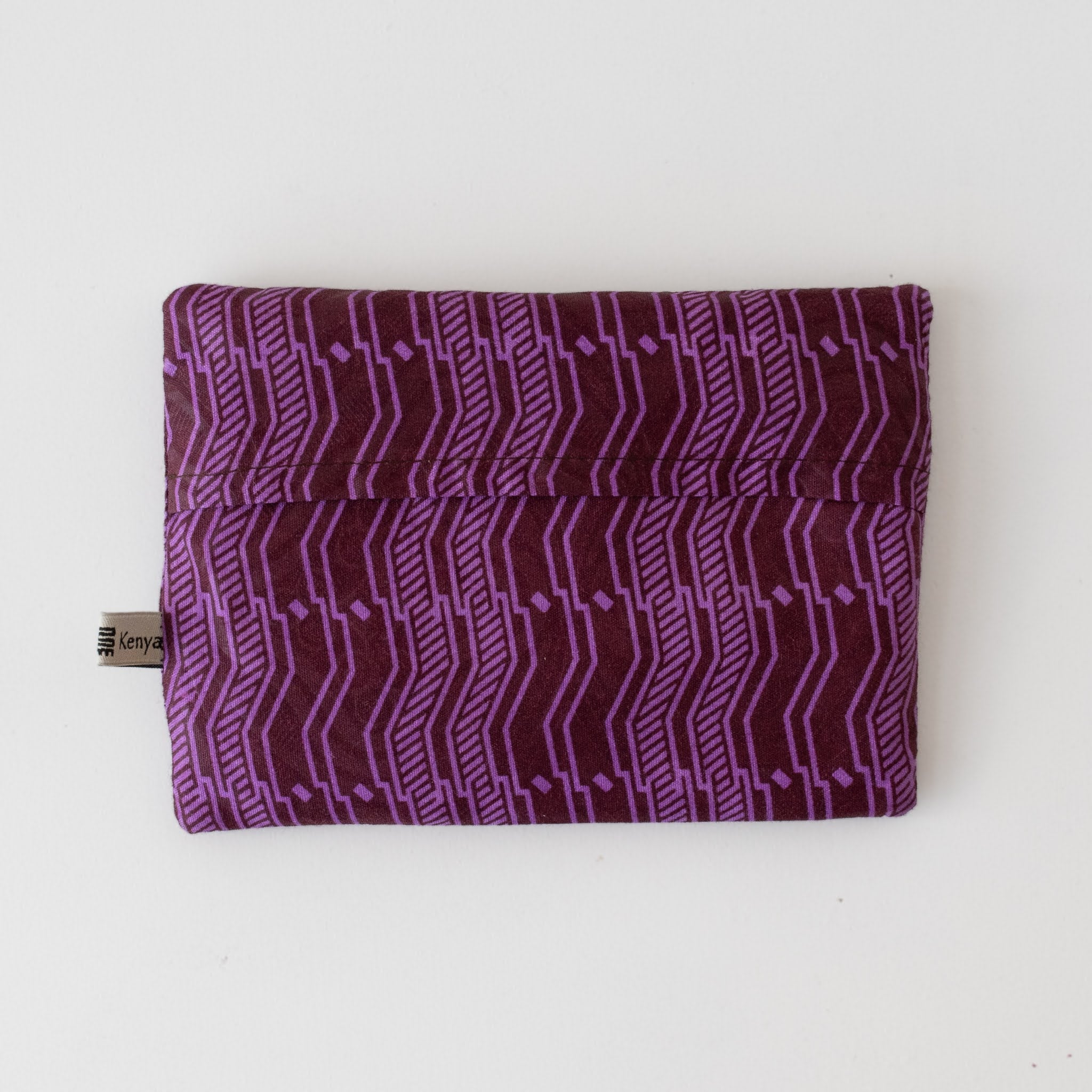 Folded Shopping Tote - handmade by the women of Amani using Kenyan materials for a Fair Trade social enterprise