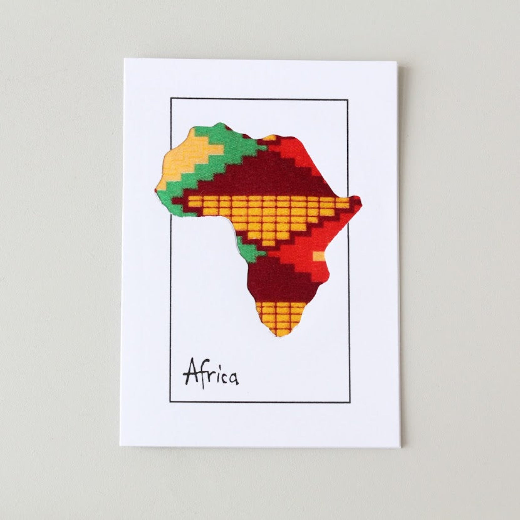 Africa Card - made for a fair trade social enterprise