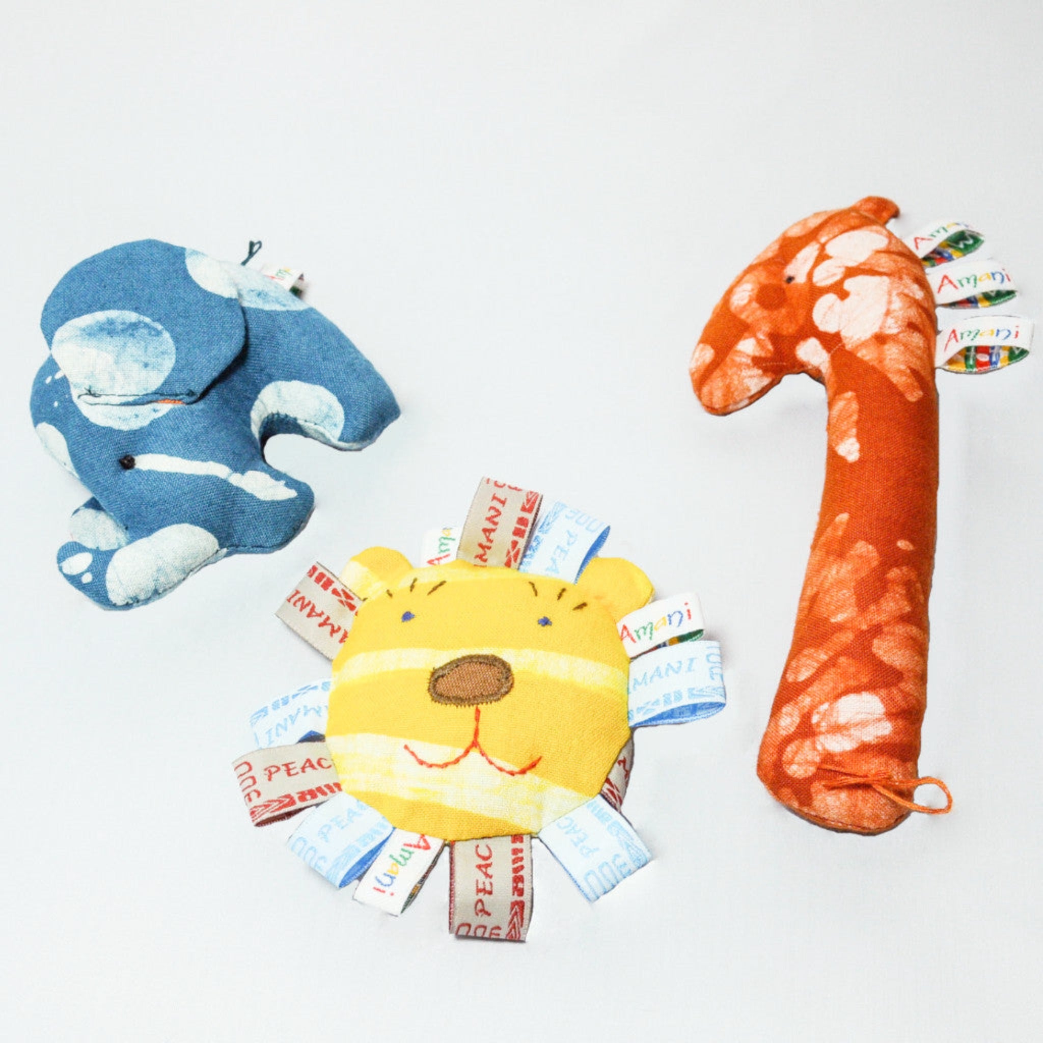 Watoto Baby Rattles - Kenyan materials and design for a fair trade boutique