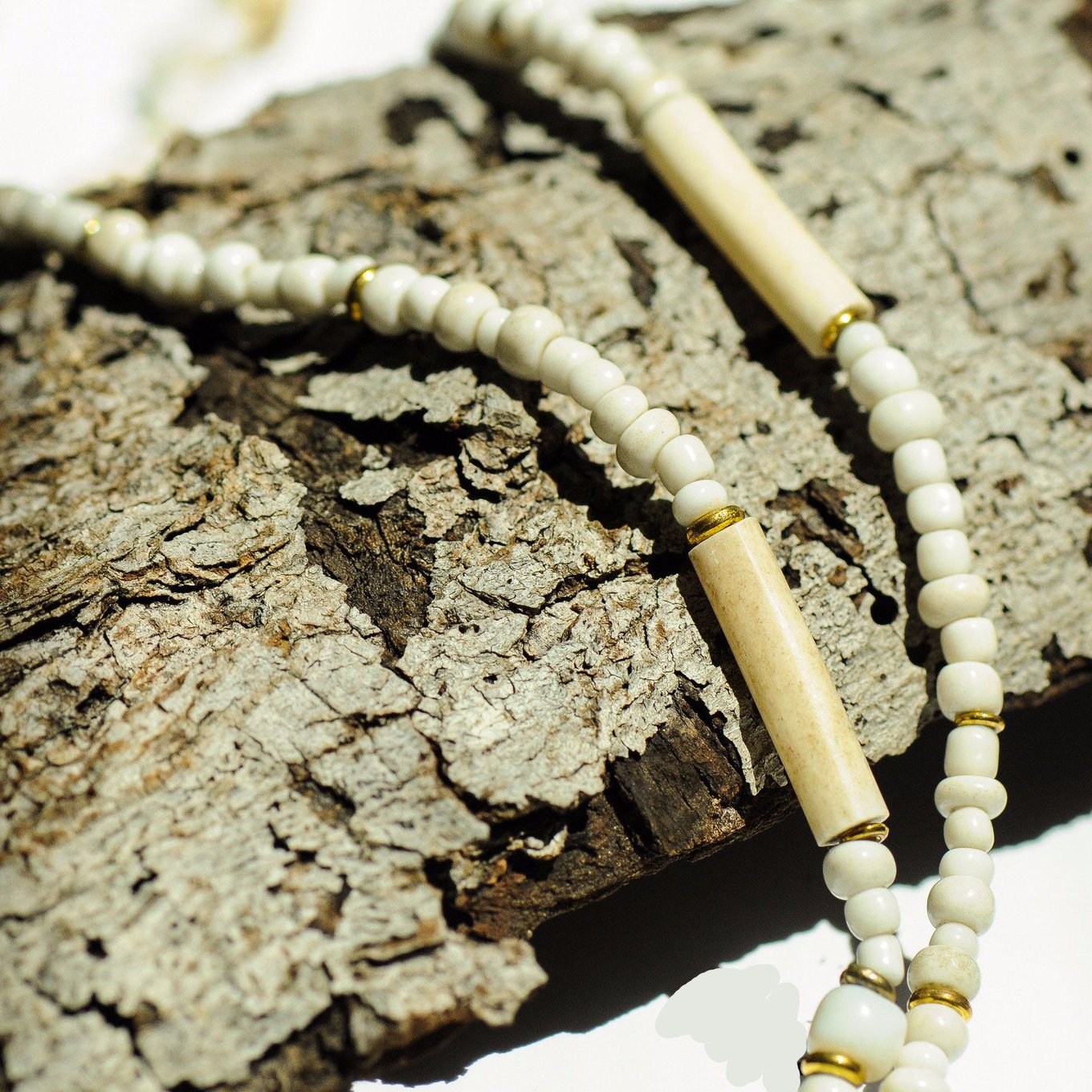 Beach Strand Necklace - Kenyan materials and design for a fair trade boutique