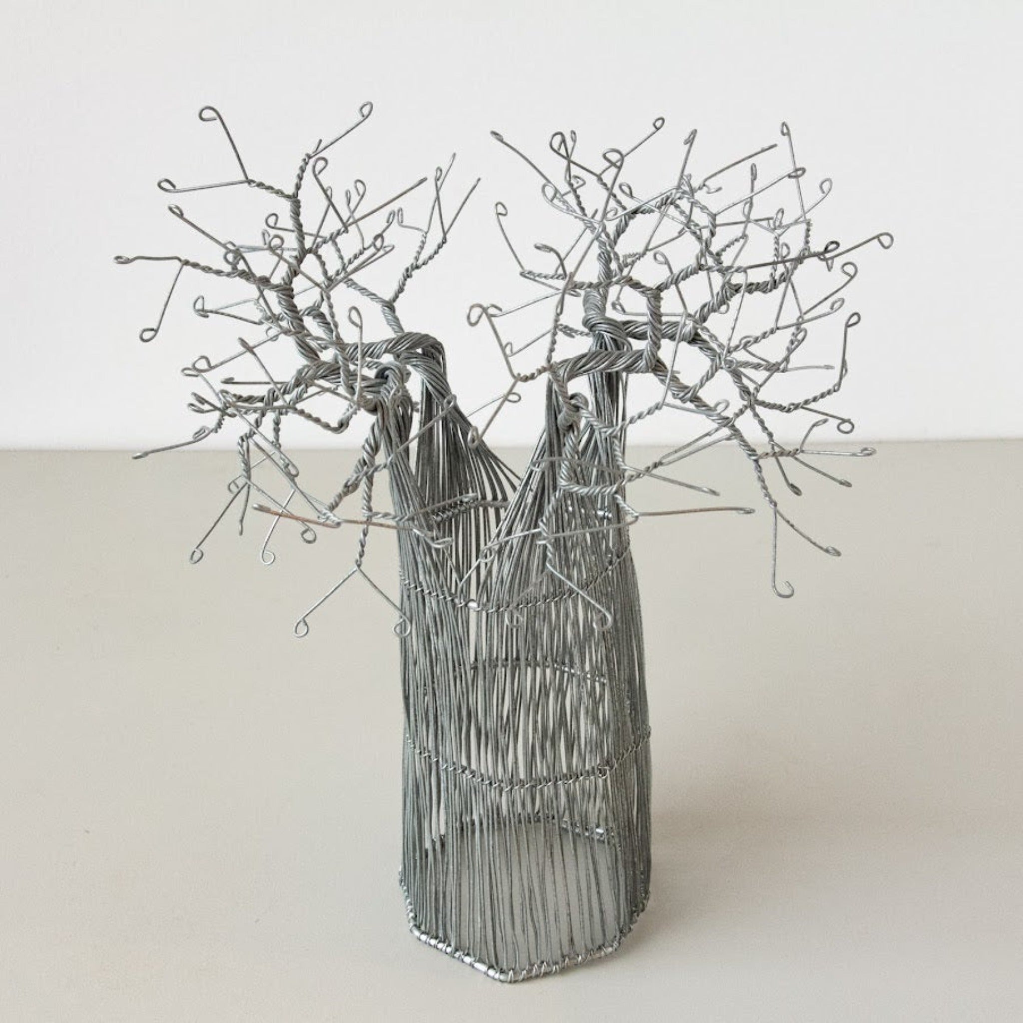 Wire Baobab Tree-Hand made by Kenyan artisans for a fair trade boutique.