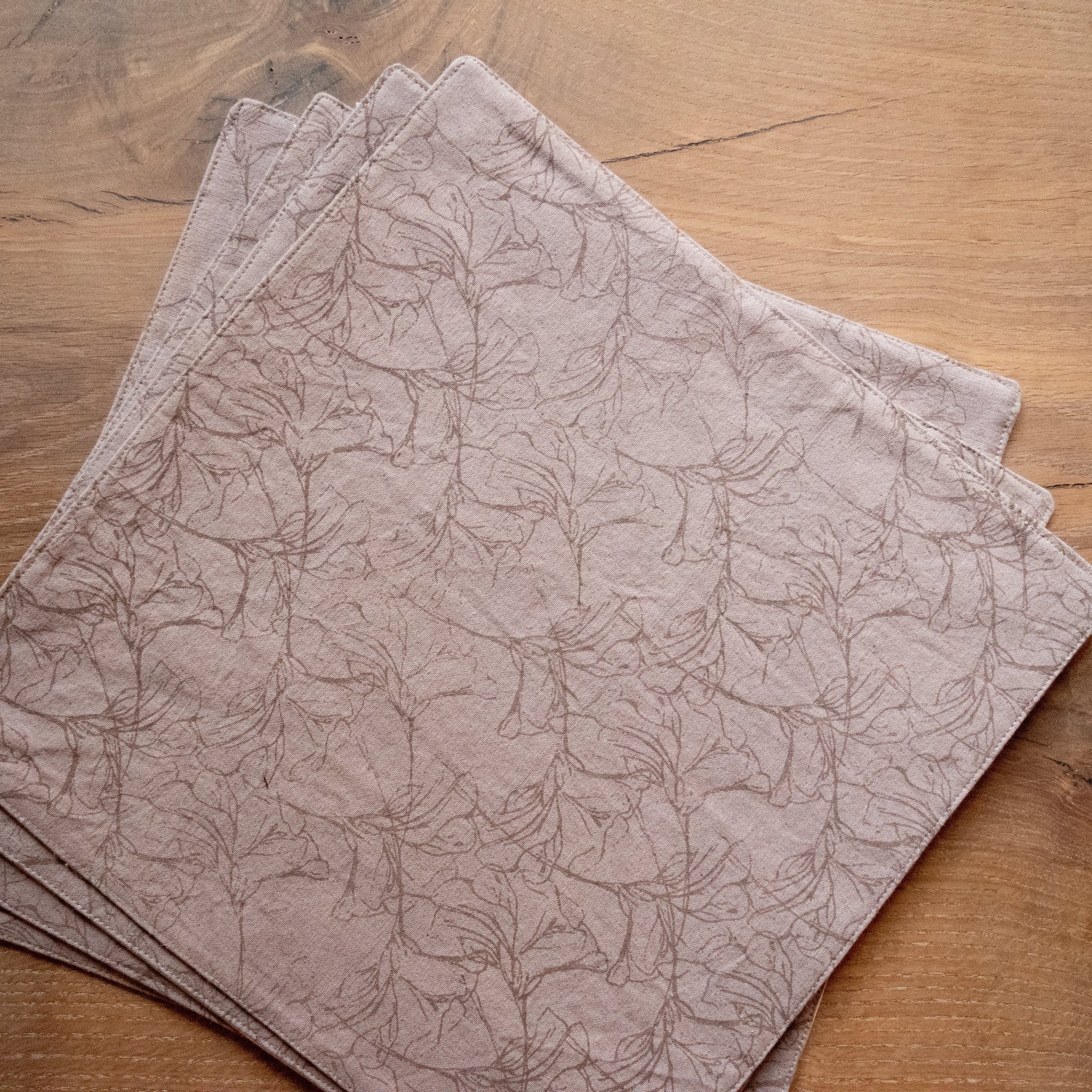 Lavender Placemat Set - handmade by the Amani women for a Fair Trade social enterprise